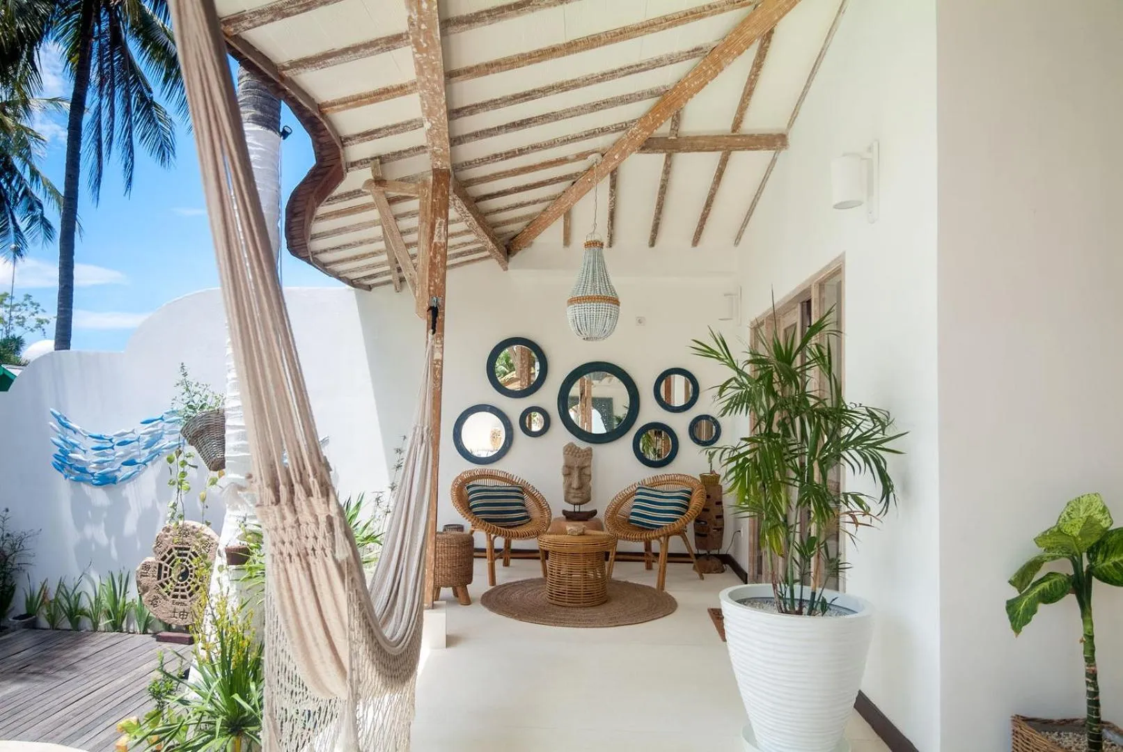 Seating area in De'Coco Villa