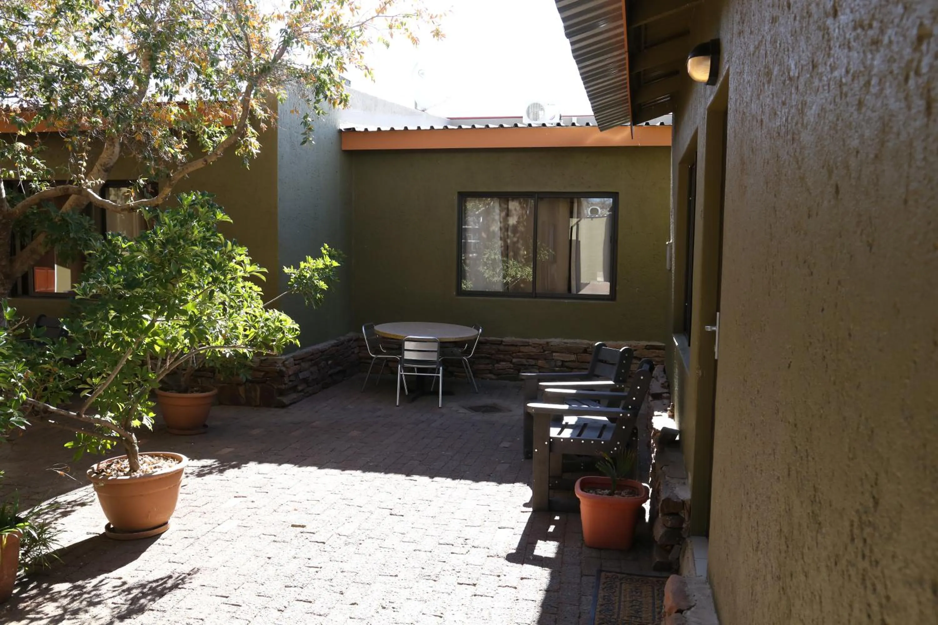 Patio in Klein Windhoek Guesthouse