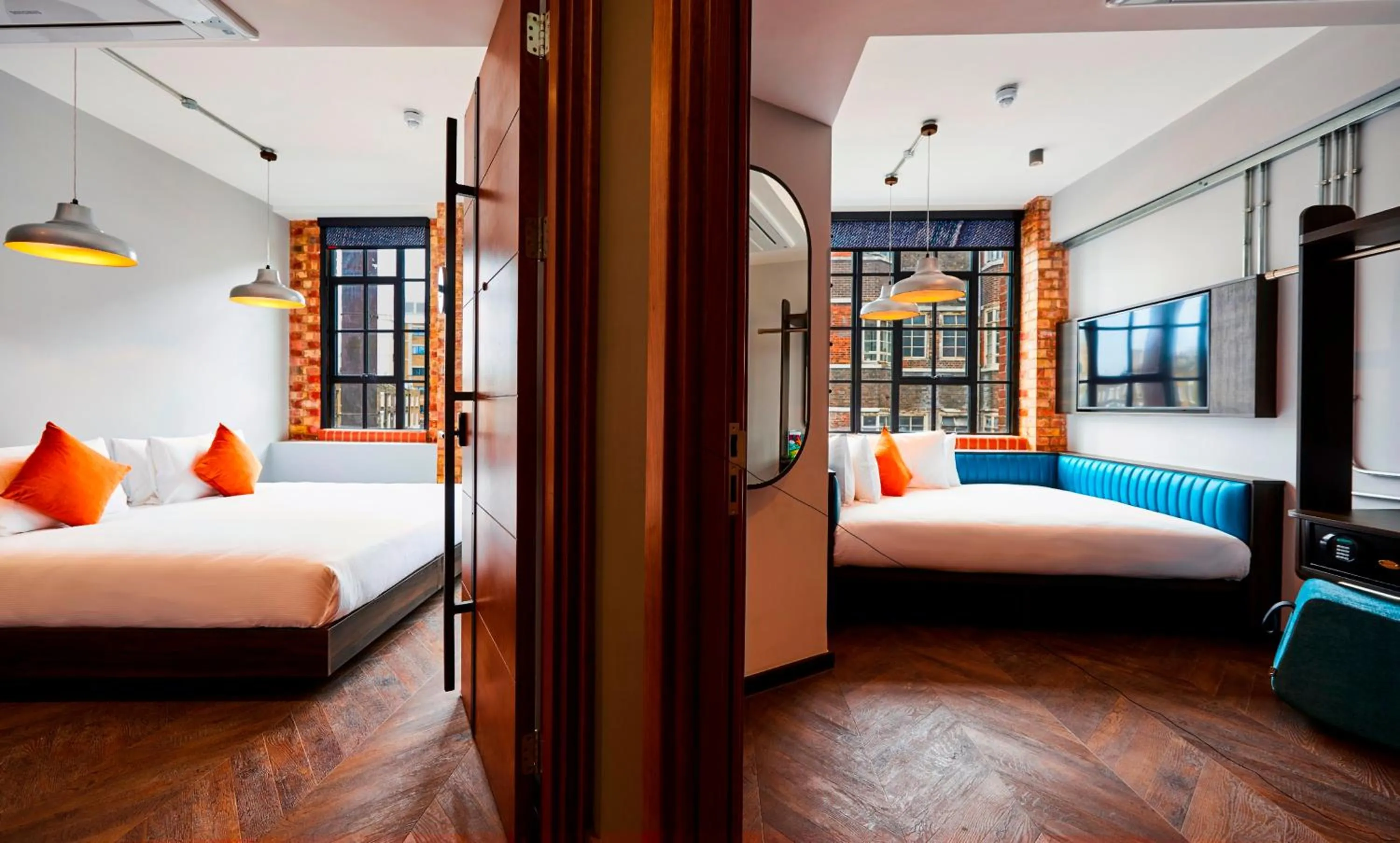 Photo of the whole room, Bed in New Road Hotel