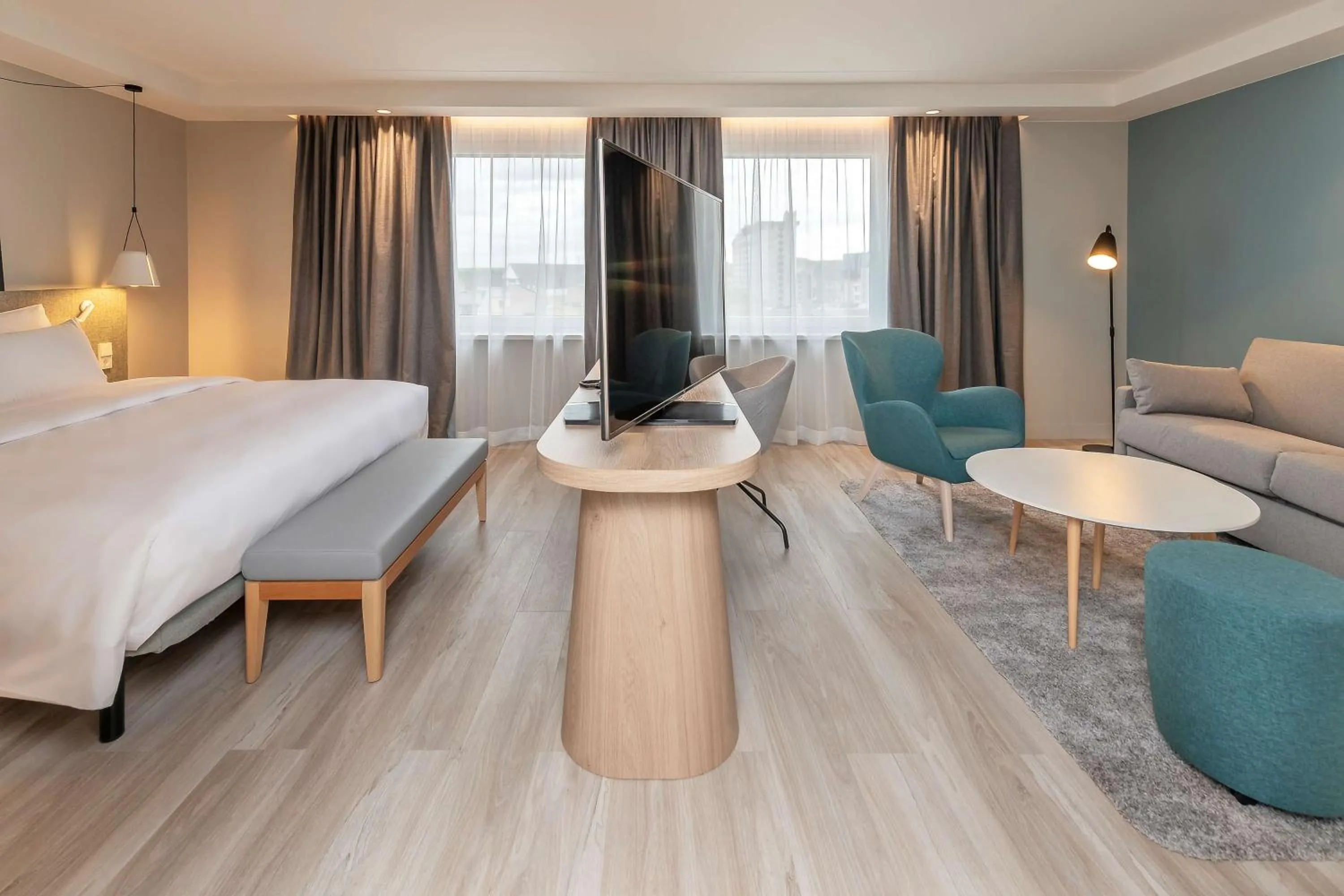 Bedroom, Bed in Radisson Hotel Kaunas