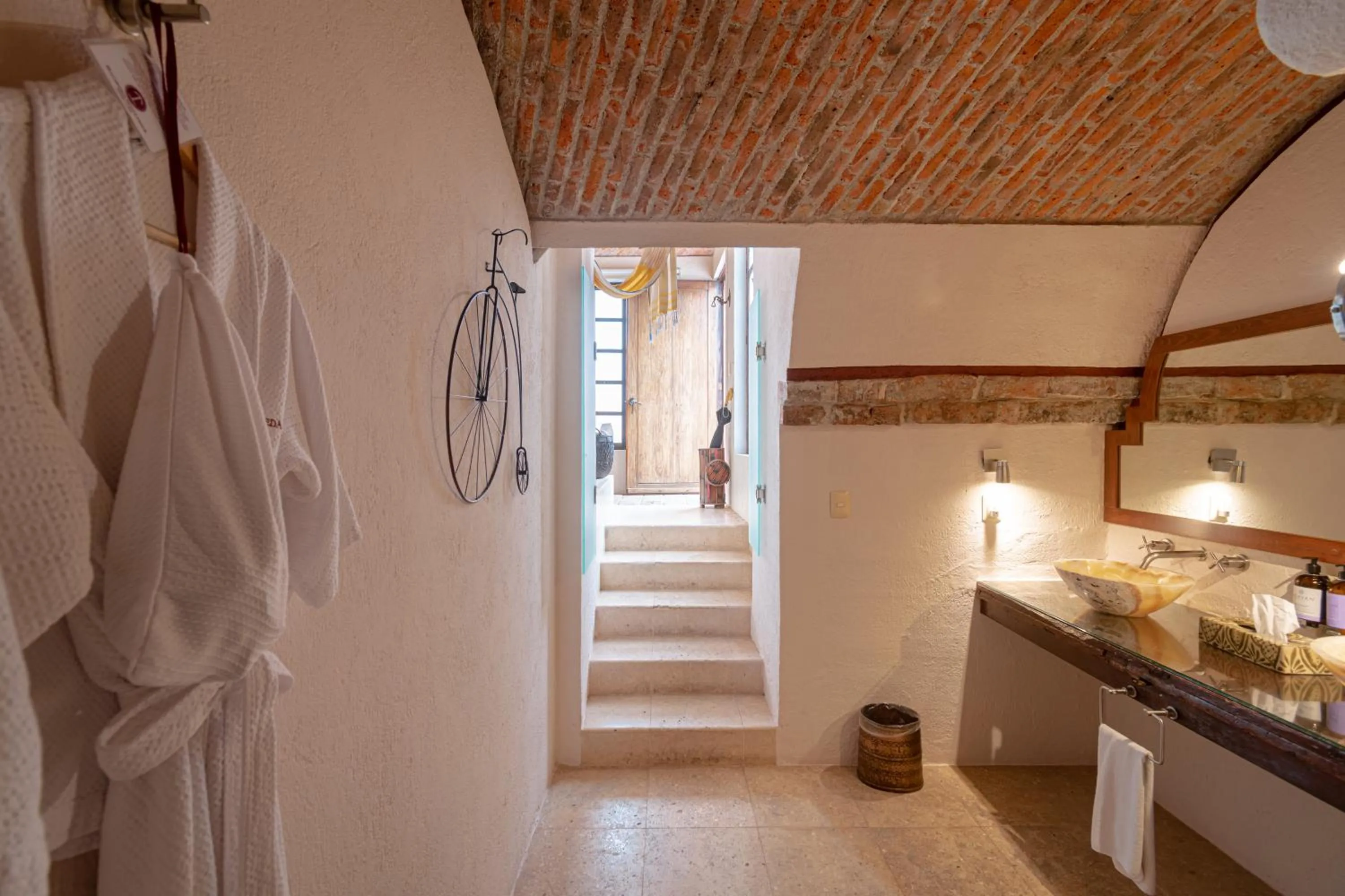 Bathroom in Hacienda Sepulveda Hotel & Spa