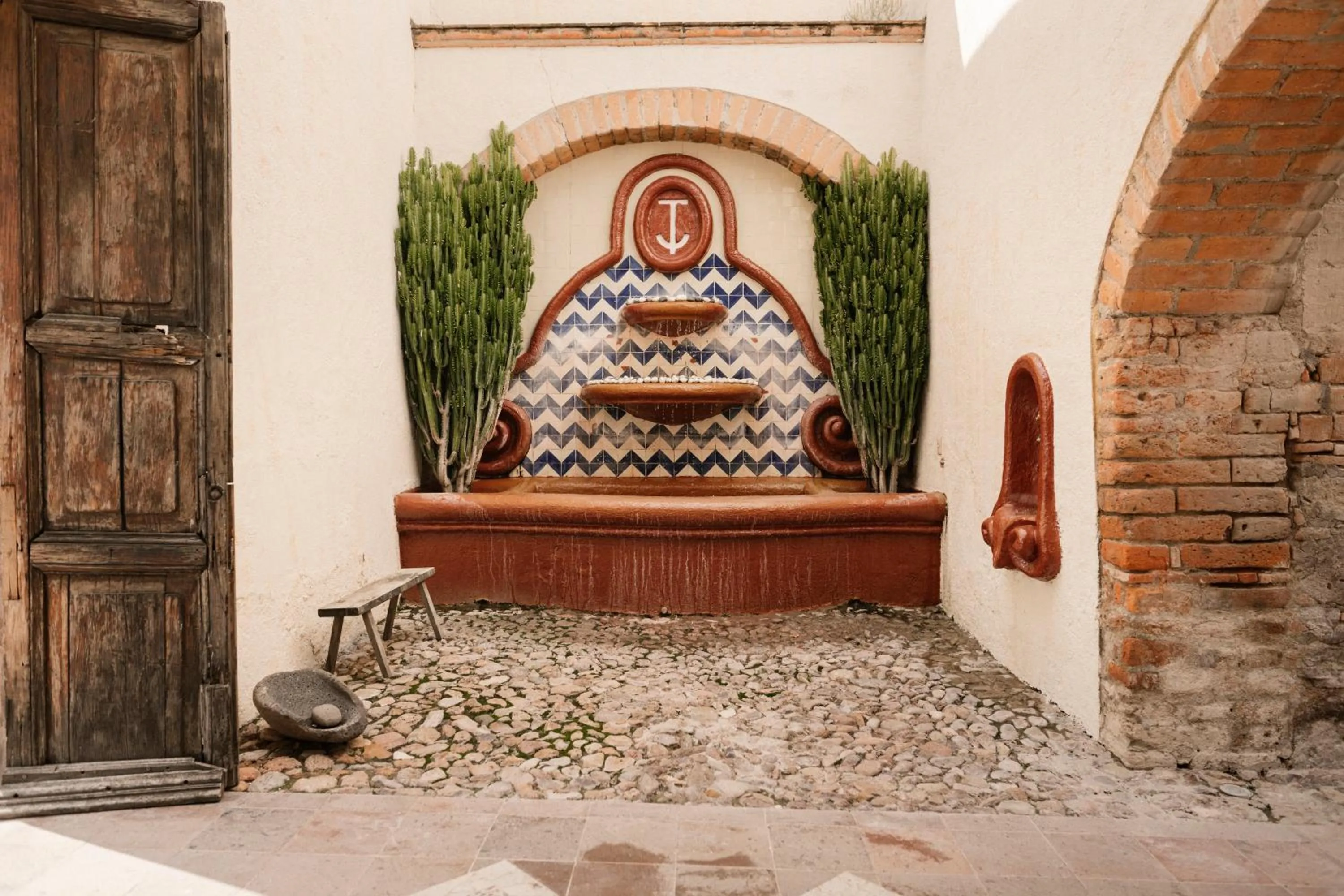 Patio in Hacienda Sepulveda Hotel & Spa
