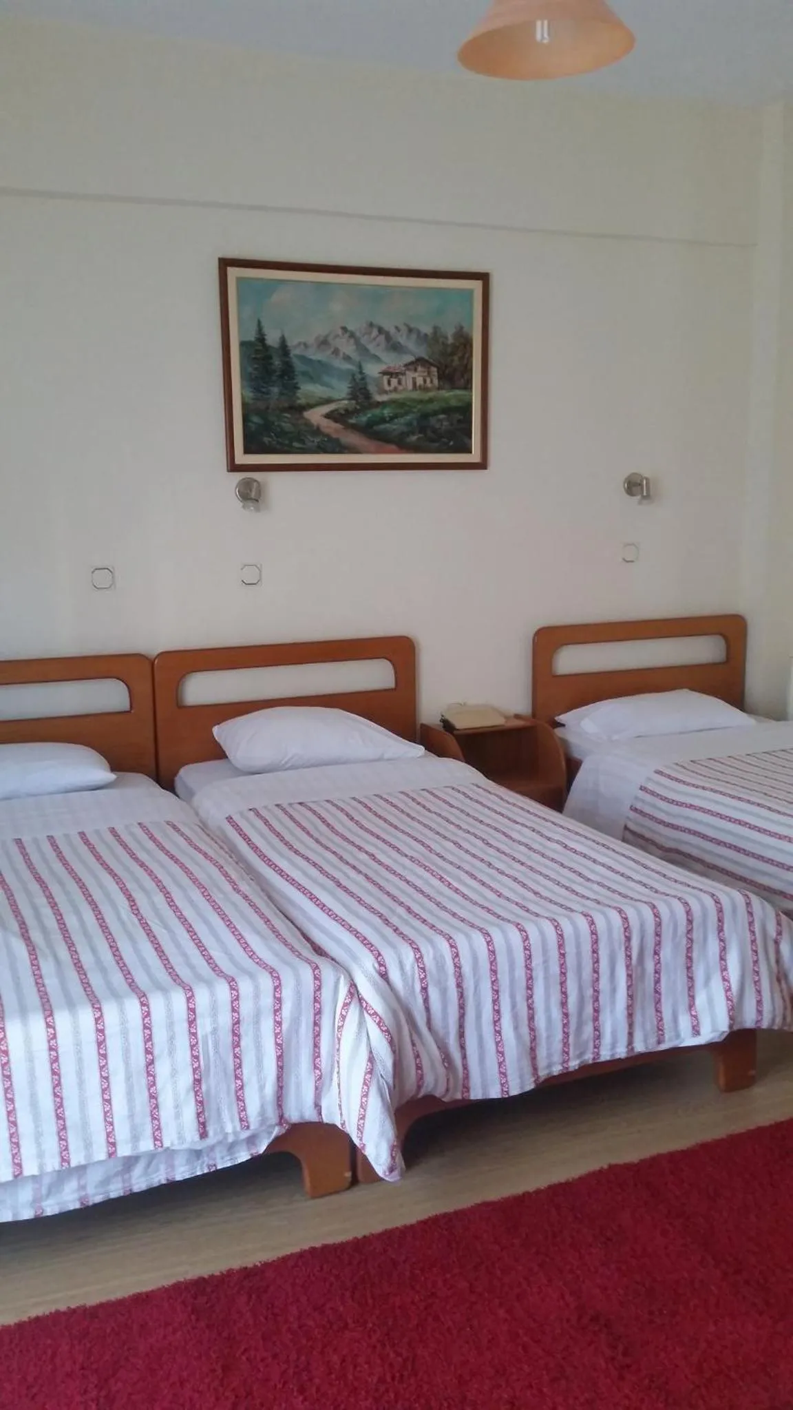 Bed in Filareti Hotel