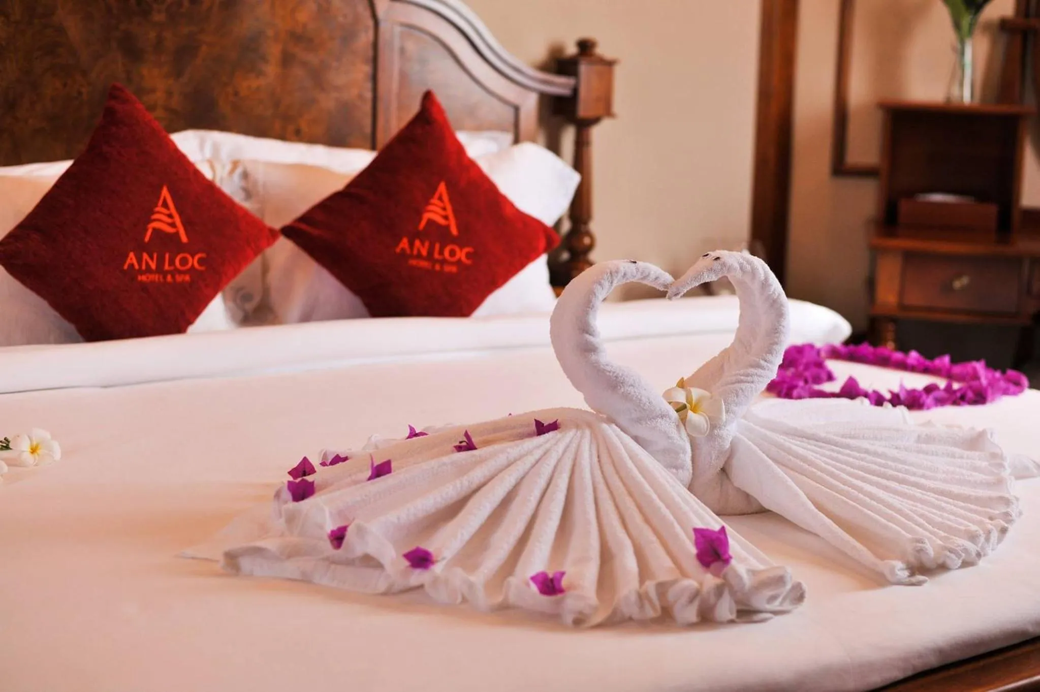 Bed in An Loc Hotel & Spa