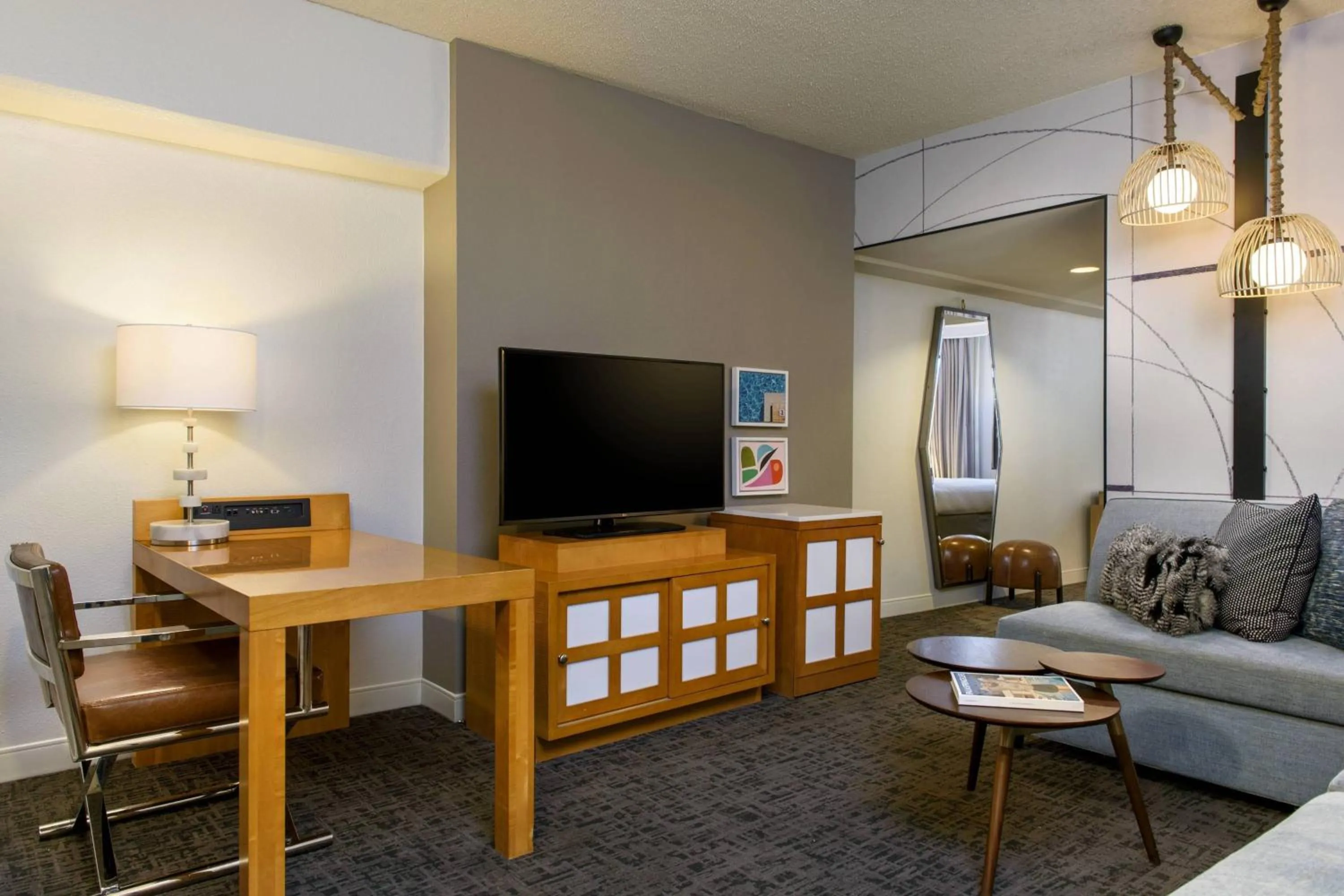 Living room in Renaissance Palm Springs Hotel