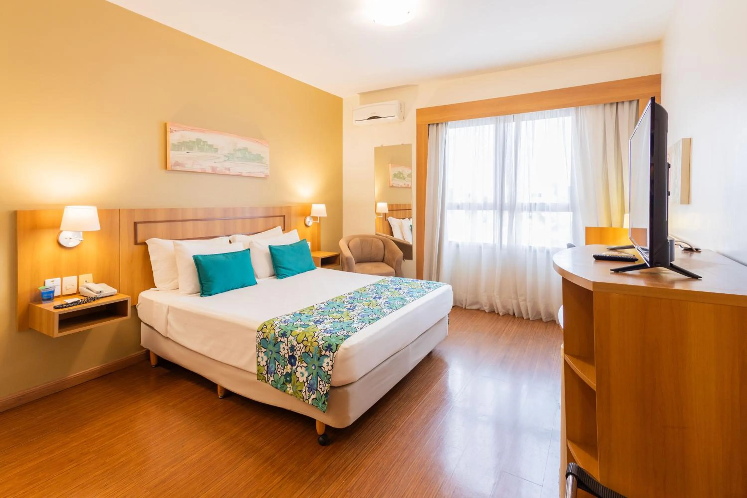 Bed in Hotel Golden Park Uberlandia By Nacional Inn