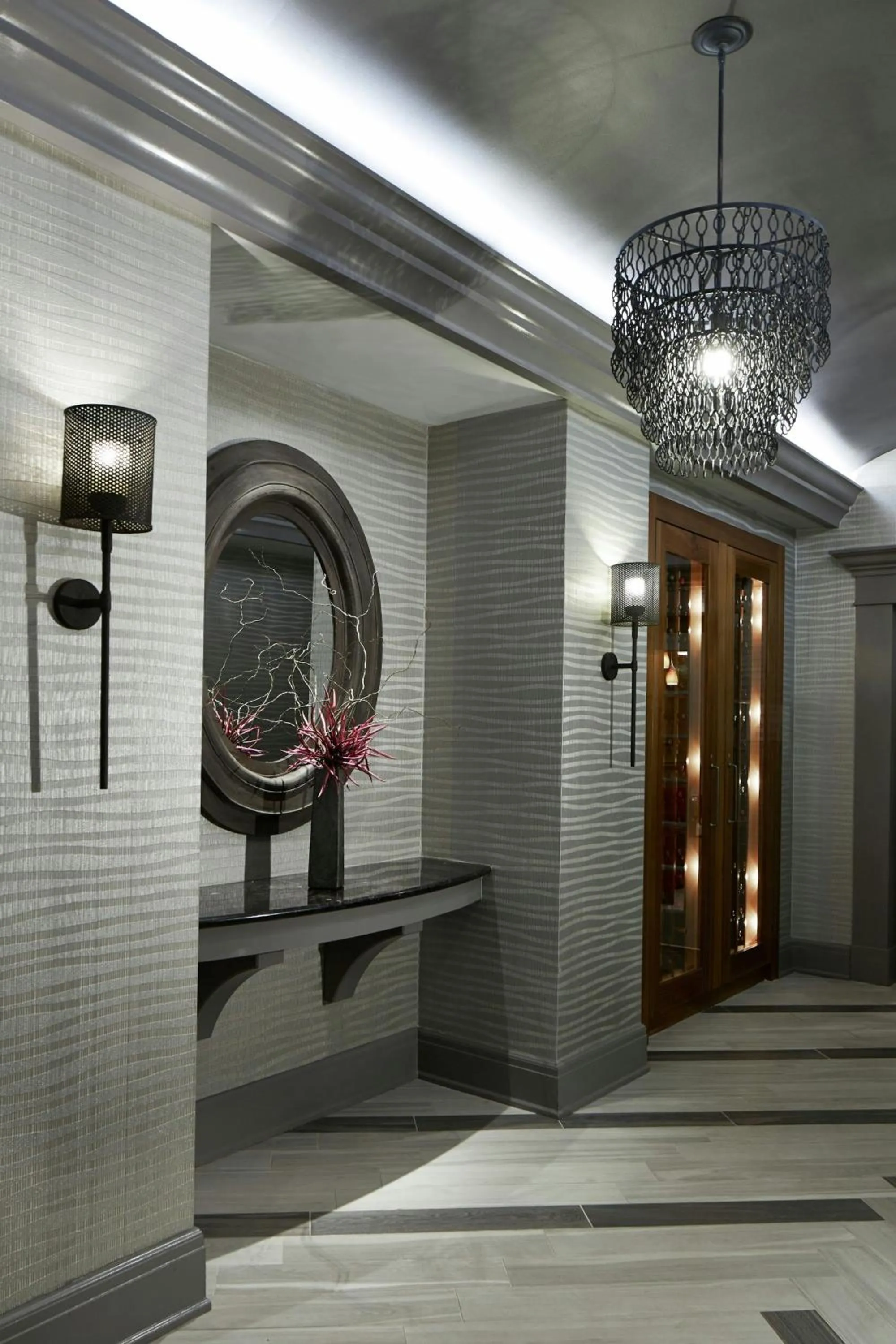 Lobby or reception in Rochester Airport Marriott