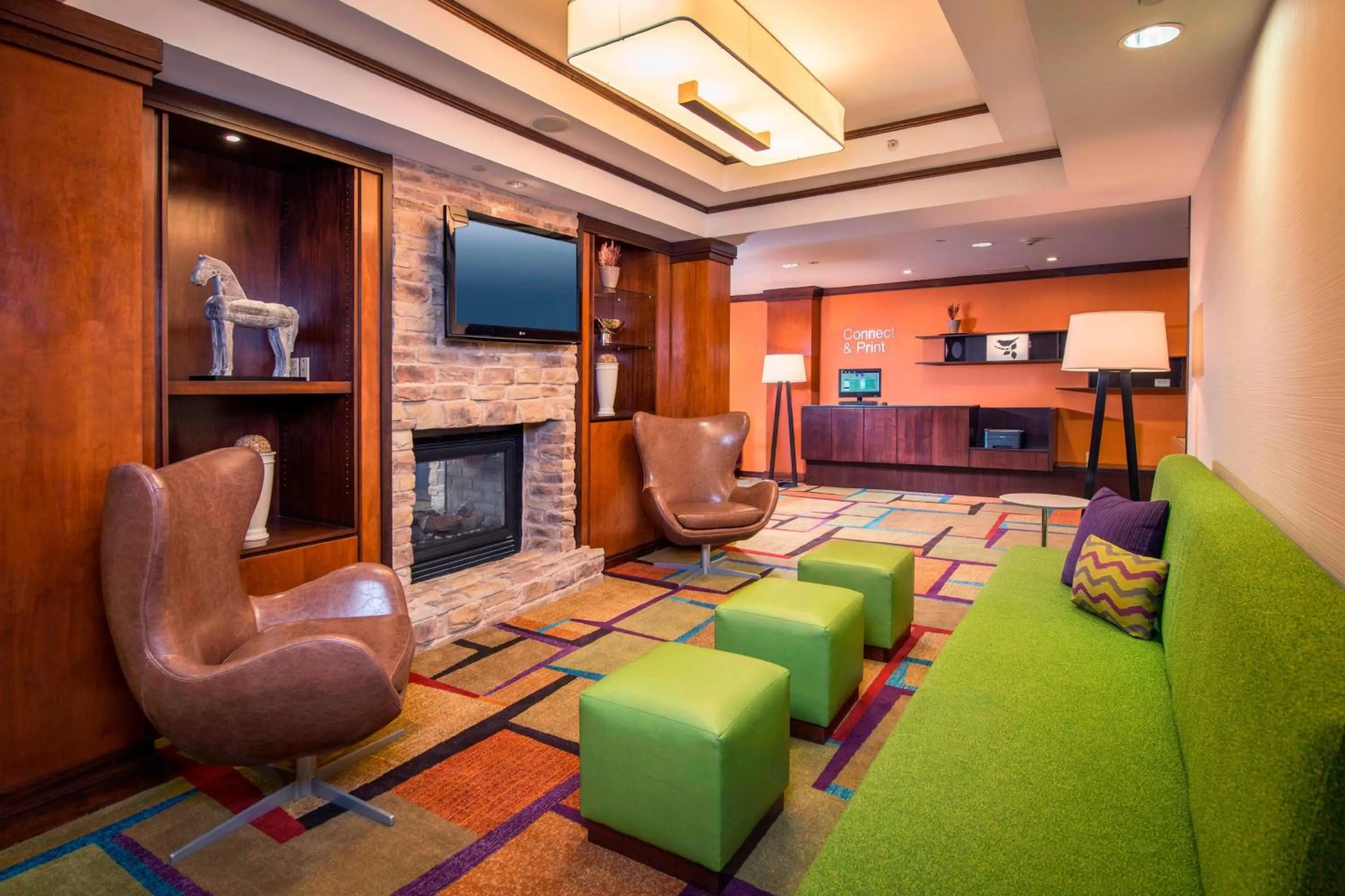 Lobby or reception in Fairfield Inn & Suites by Marriott Williamsburg