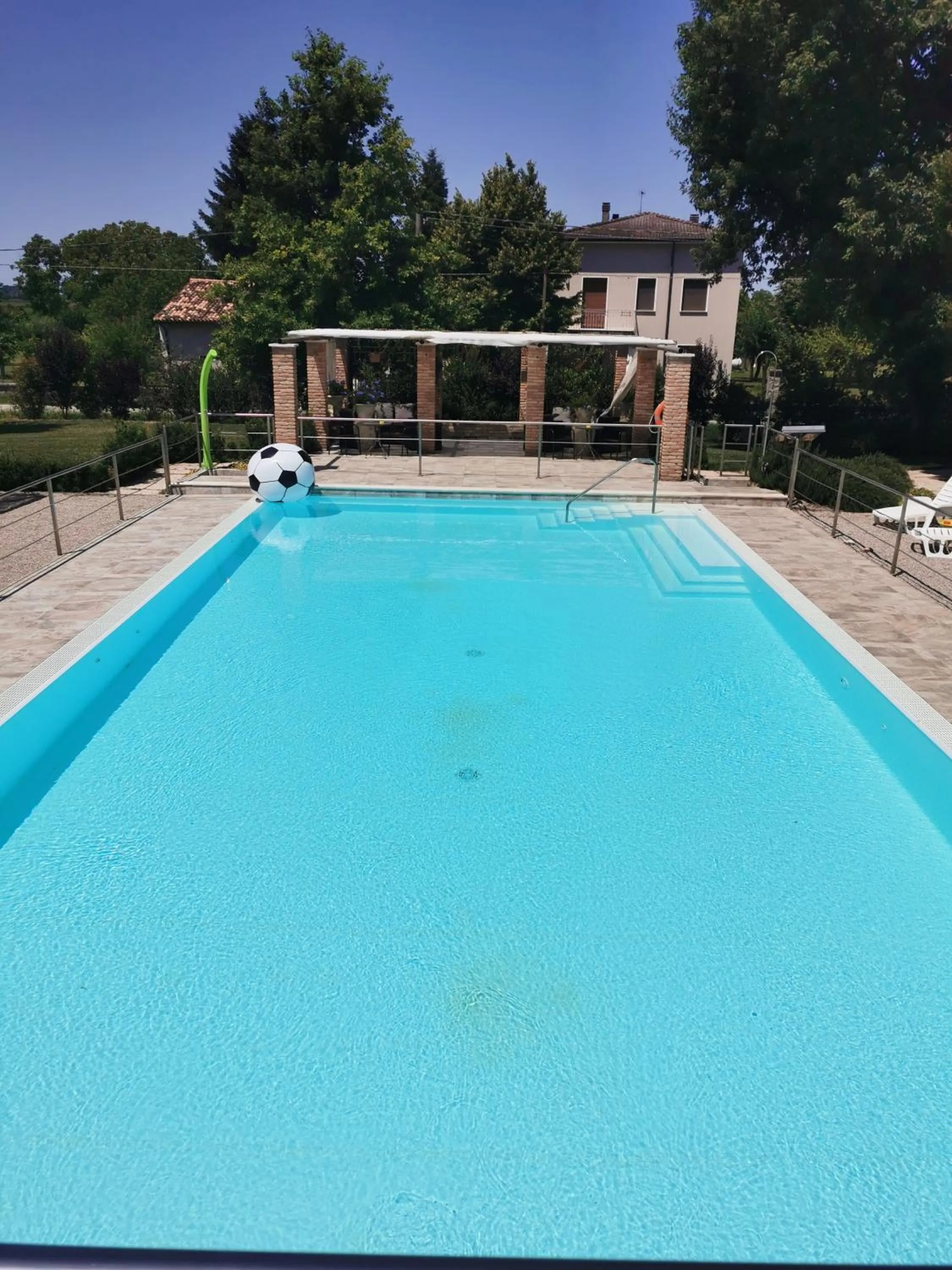 Pool view in B&B Casazze Dream