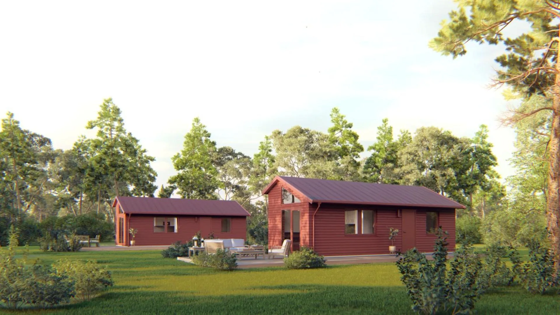 Property building in Evedals Camping Växjö