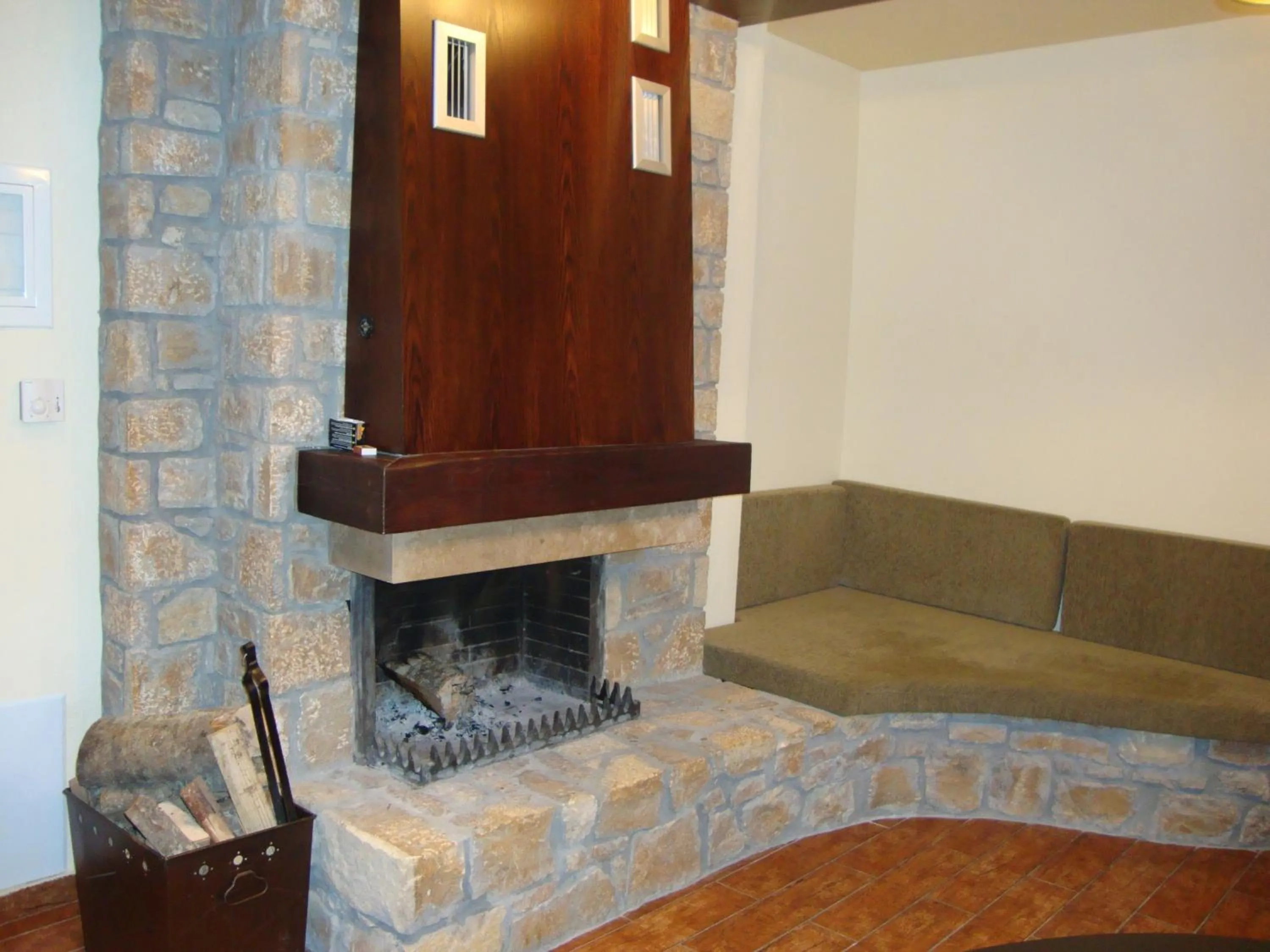 Seating area in Nymfes Hotel