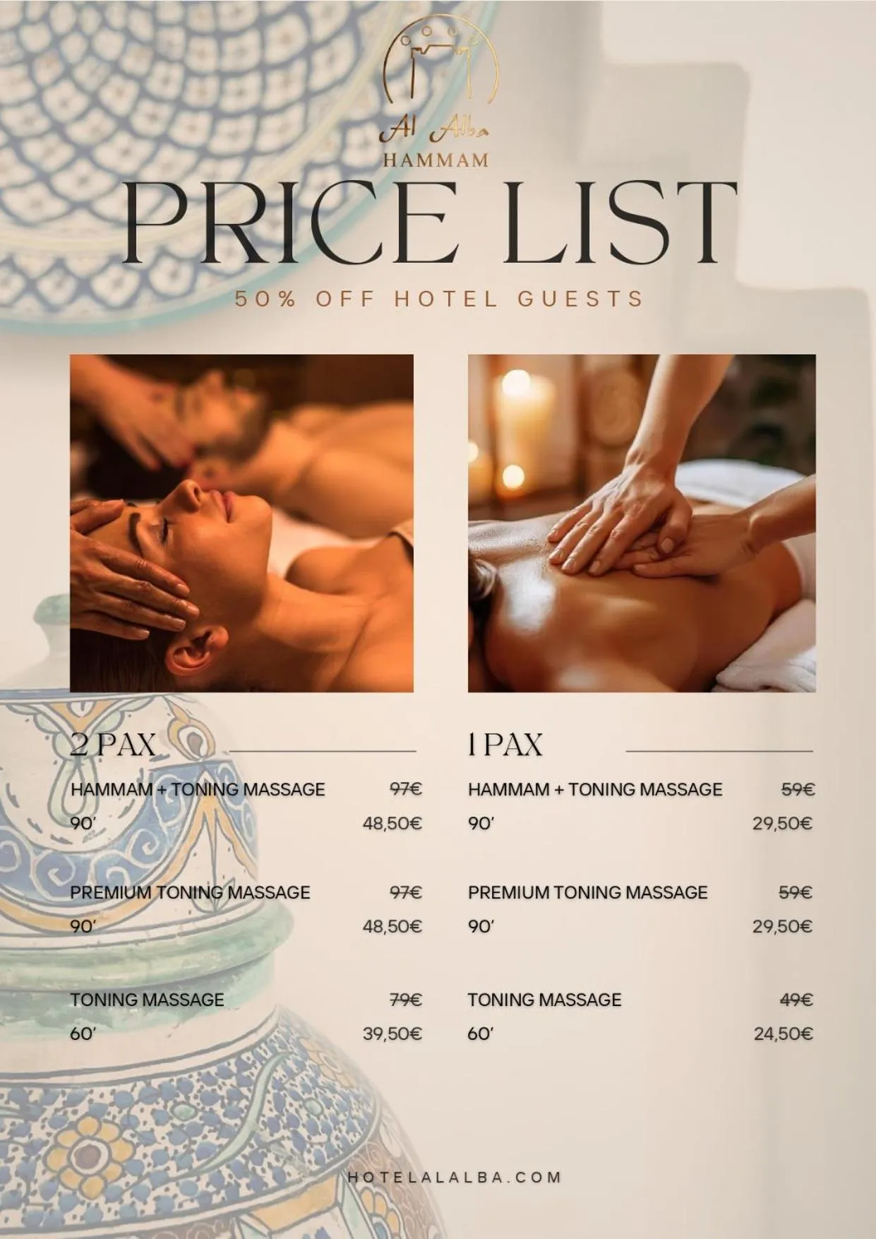 Hotel Al Alba Hammam & Restaurant