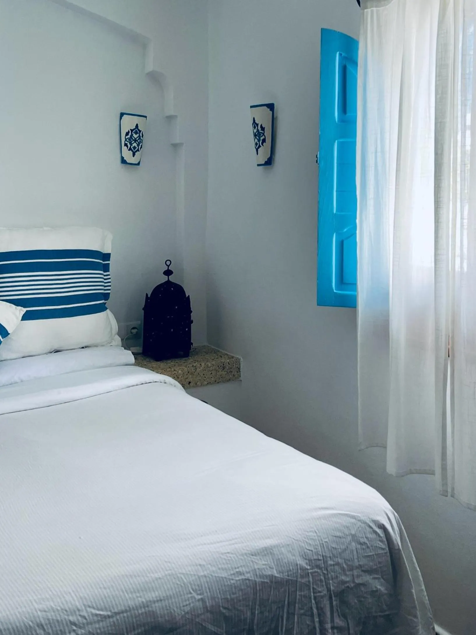 Bed in Hotel Al Alba Hammam & Restaurant