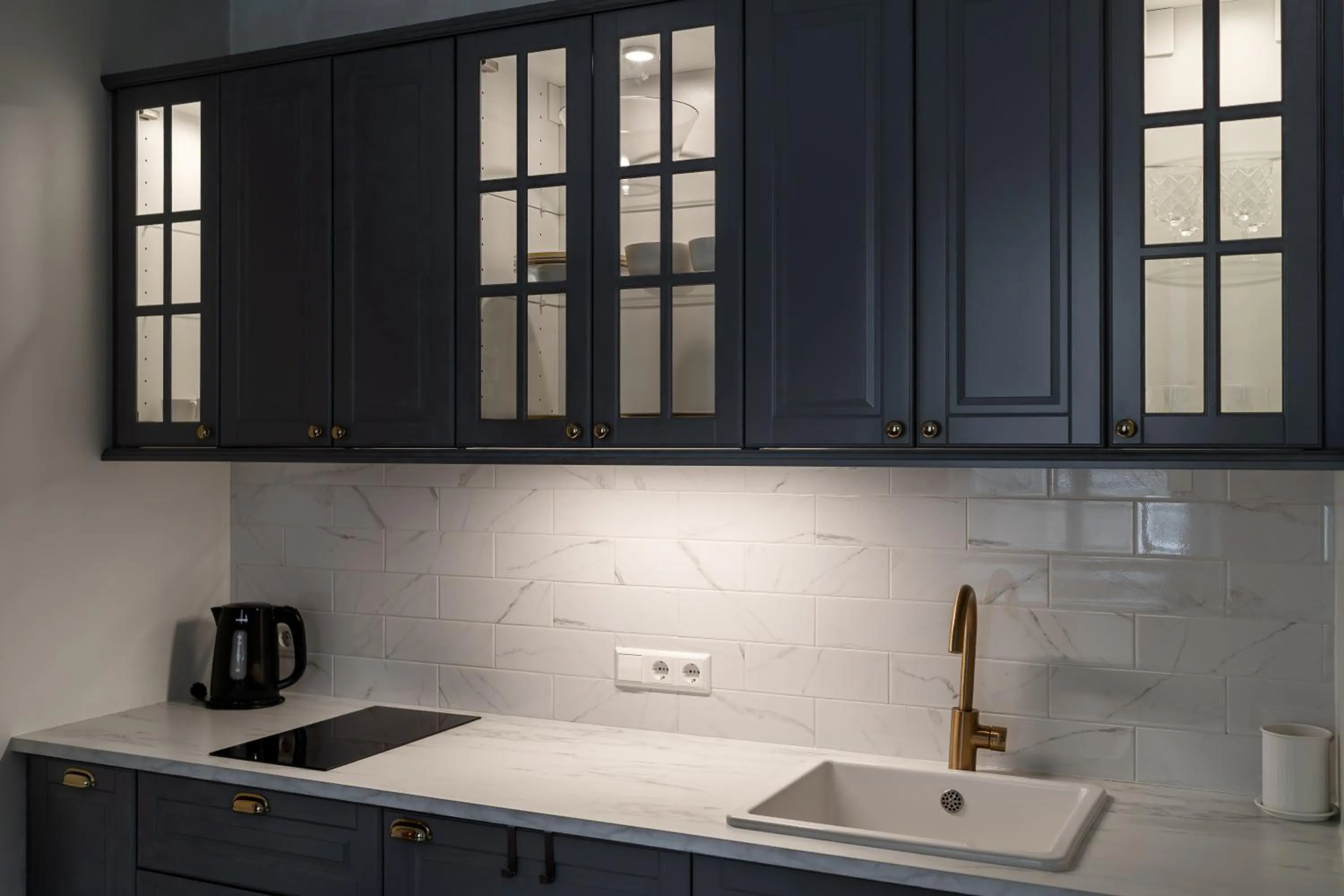 Kitchen or kitchenette in Bernardinu B&B House