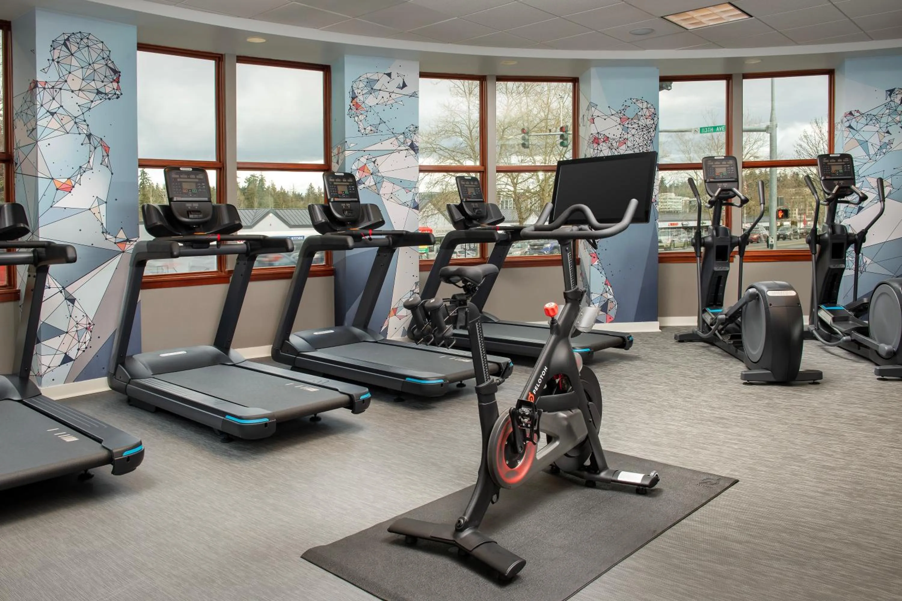 Fitness centre/facilities in Courtyard by Marriott Seattle Kirkland