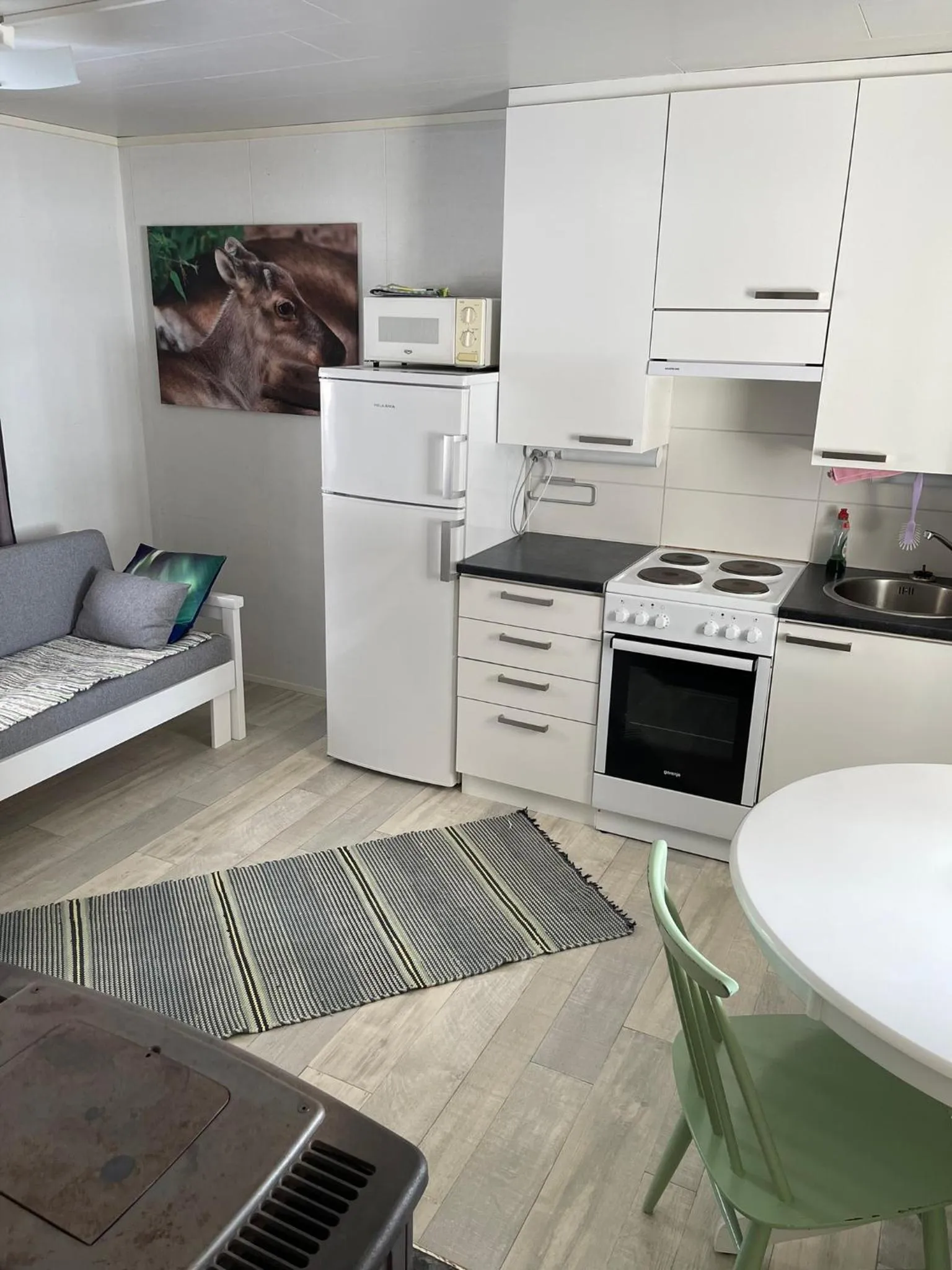 Kitchen or kitchenette in Arctic Lodge Hetan Kota