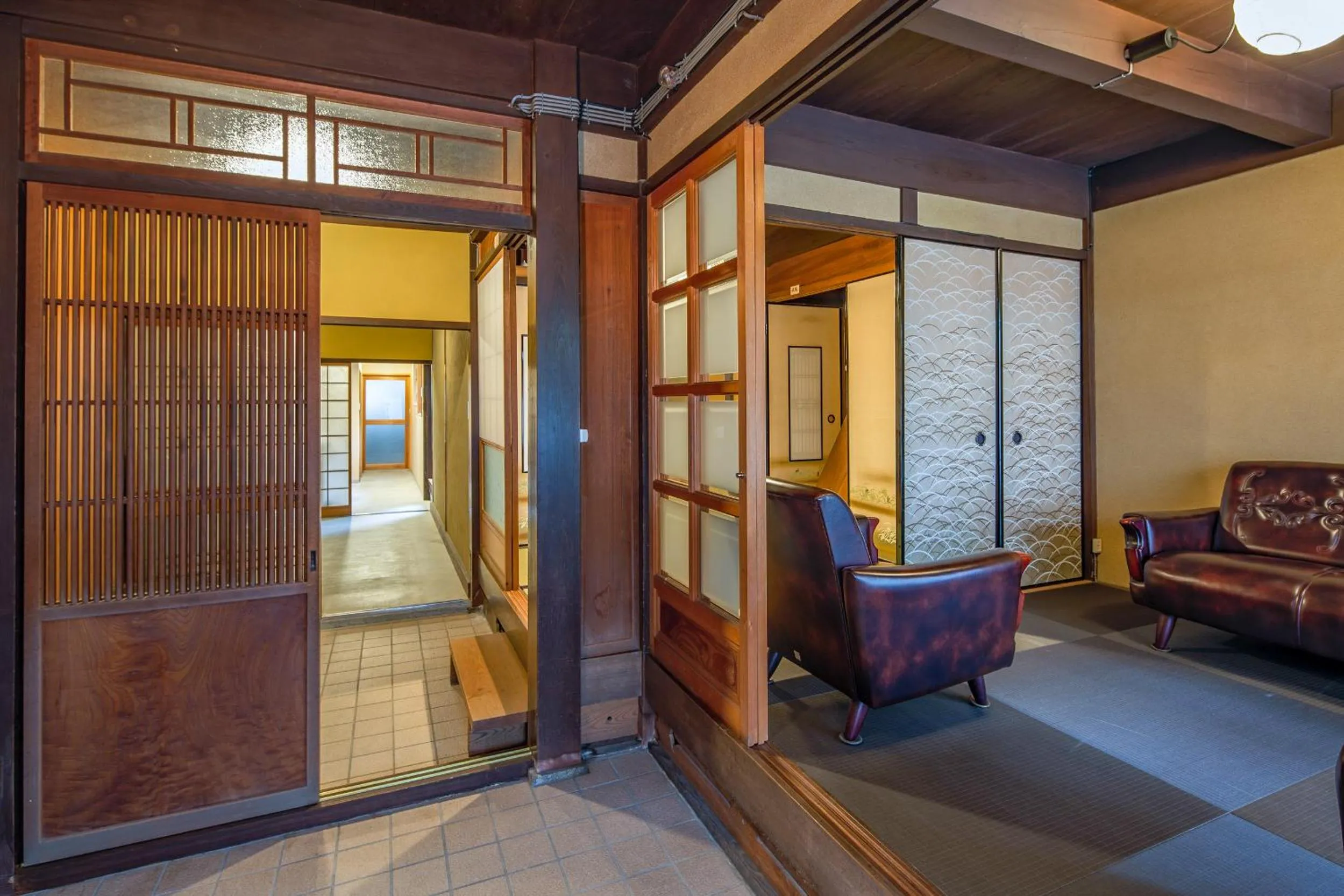 Lobby or reception in Obama Machiya Stay