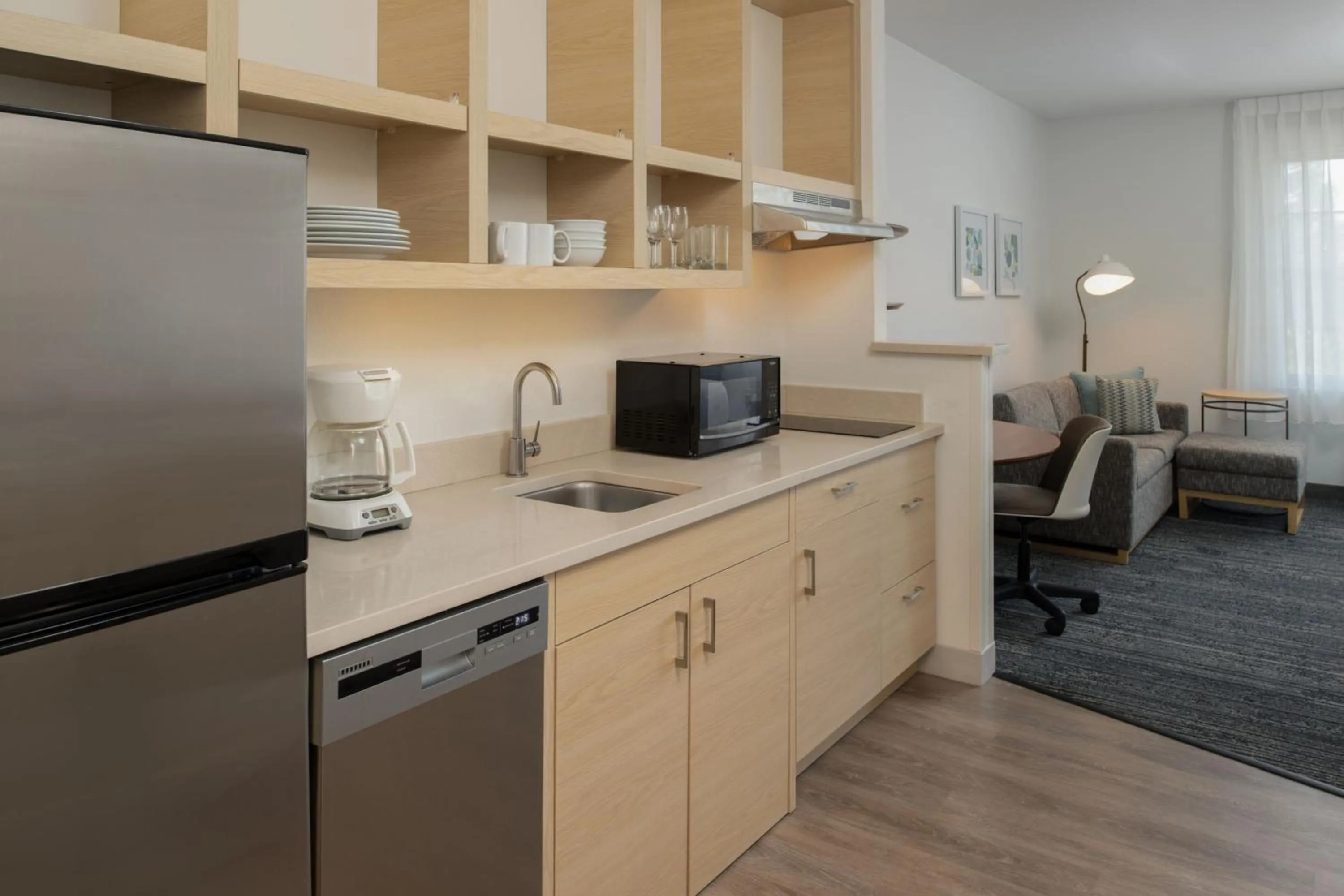 Kitchen or kitchenette in TownePlace Suites San Jose Campbell