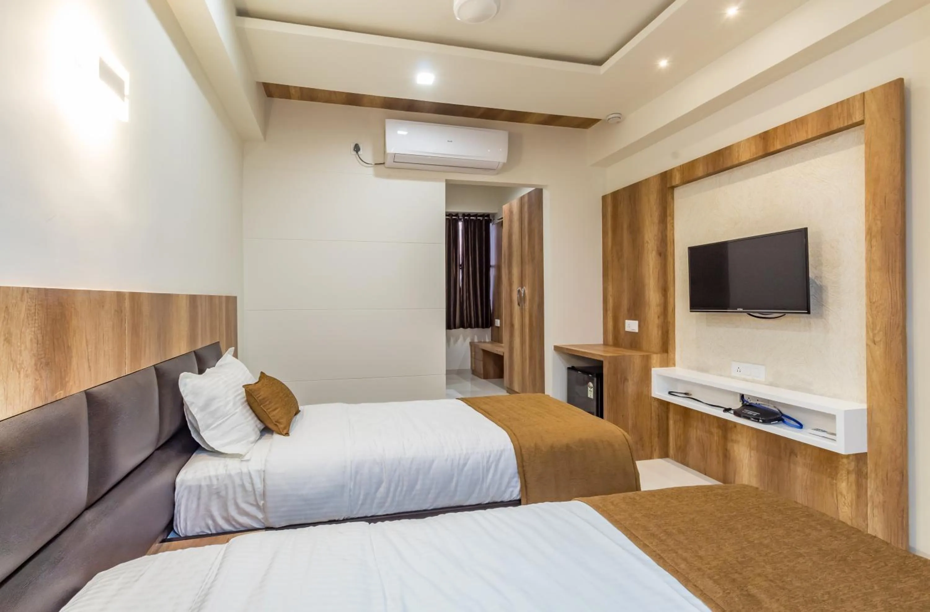 Bed in Hotel City Inn