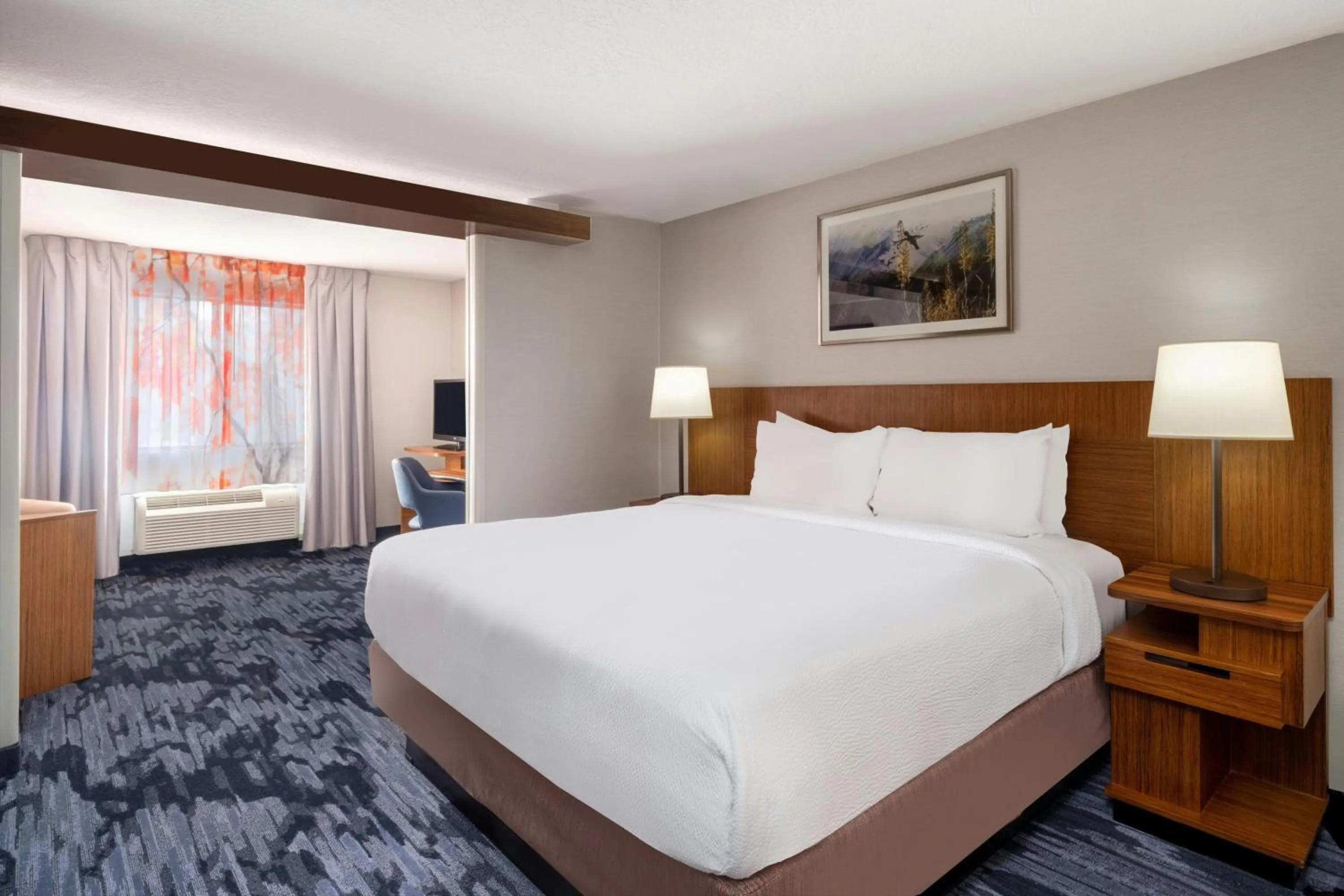 Photo of the whole room, Bed in Fairfield Inn & Suites by Marriott Salt Lake City Downtown