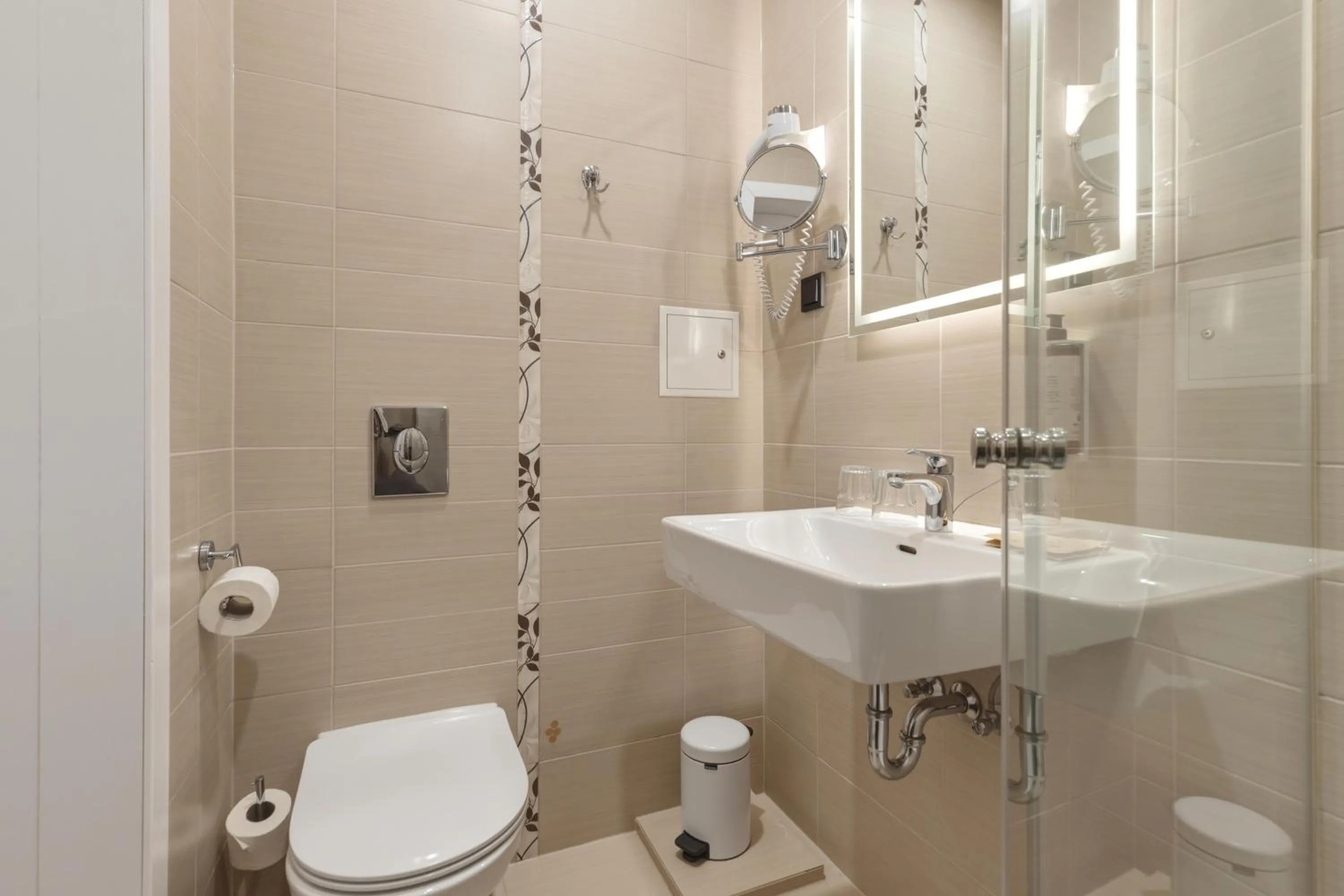 Bathroom in City Hotels Algirdas