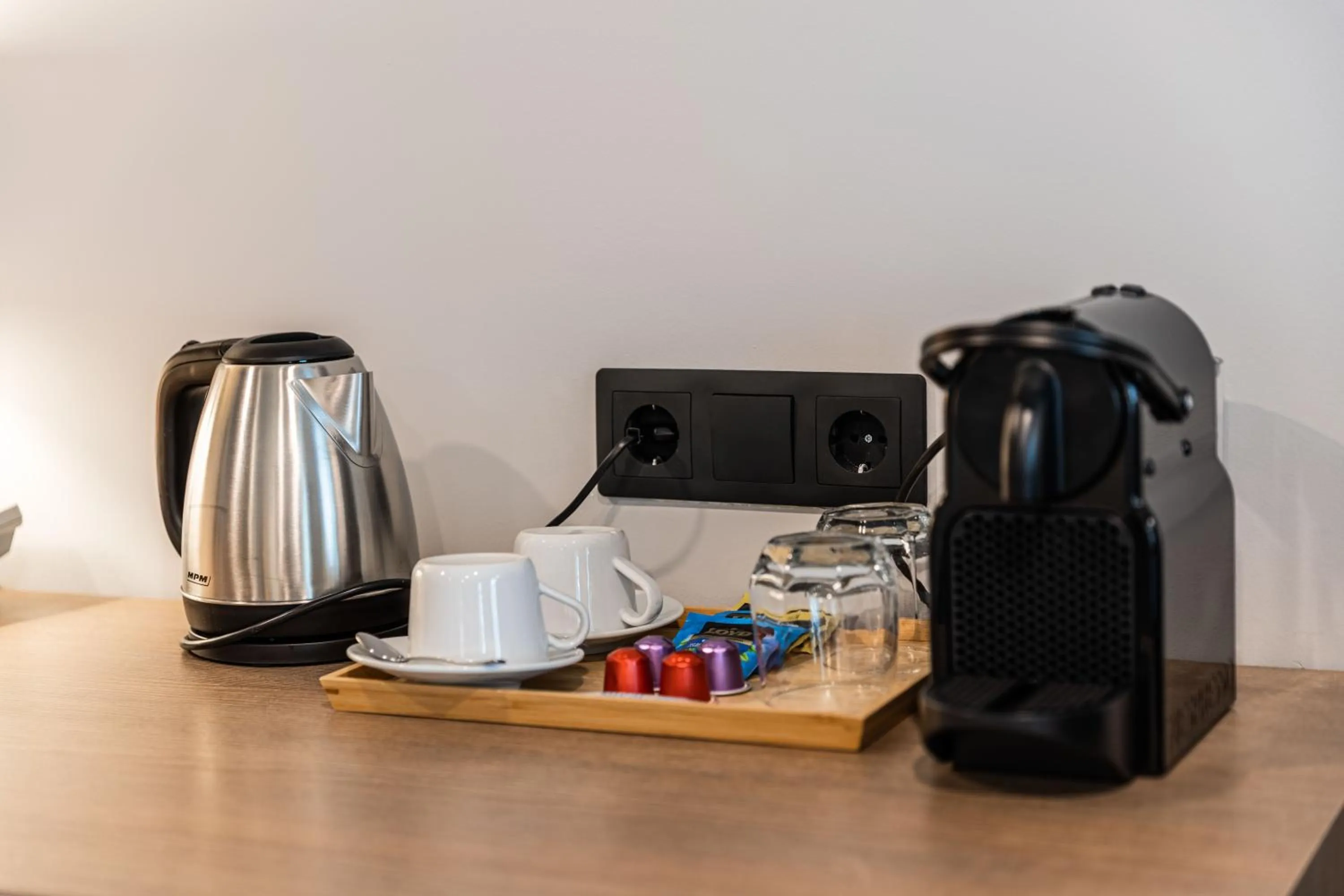 Coffee/tea facilities in City Hotels Algirdas