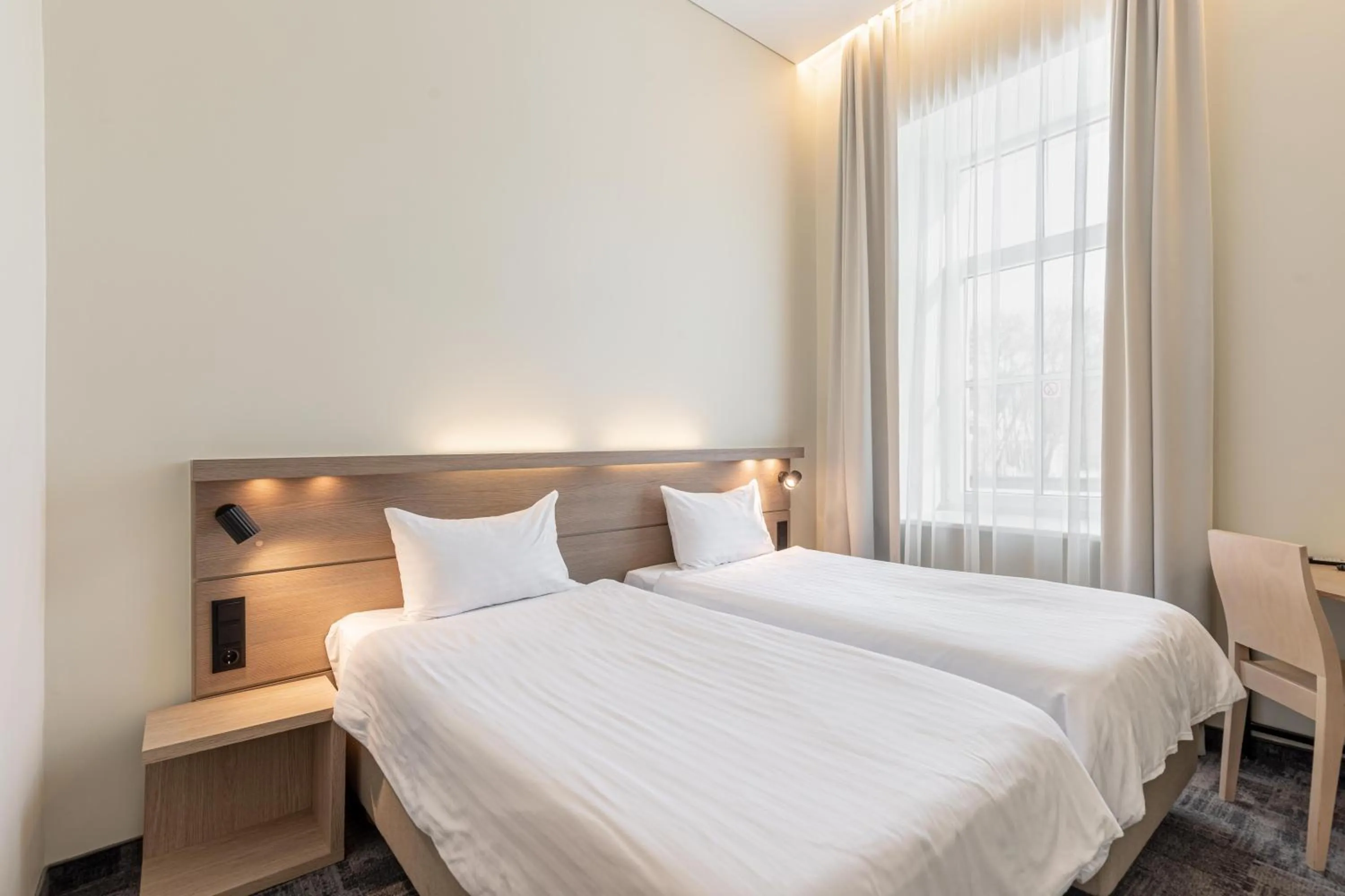 View (from property/room), Bed in City Hotels Algirdas