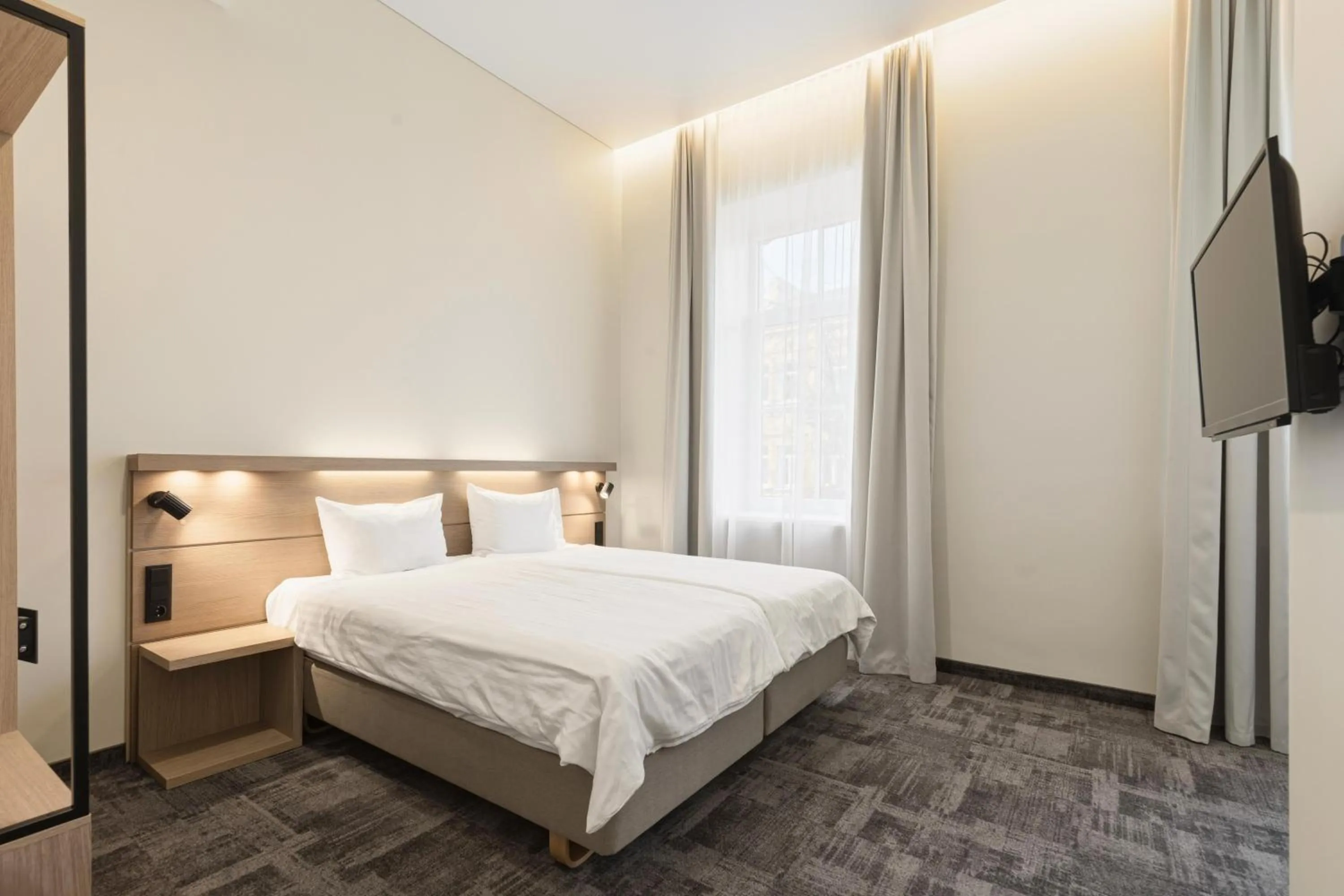 Bedroom, Bed in City Hotels Algirdas