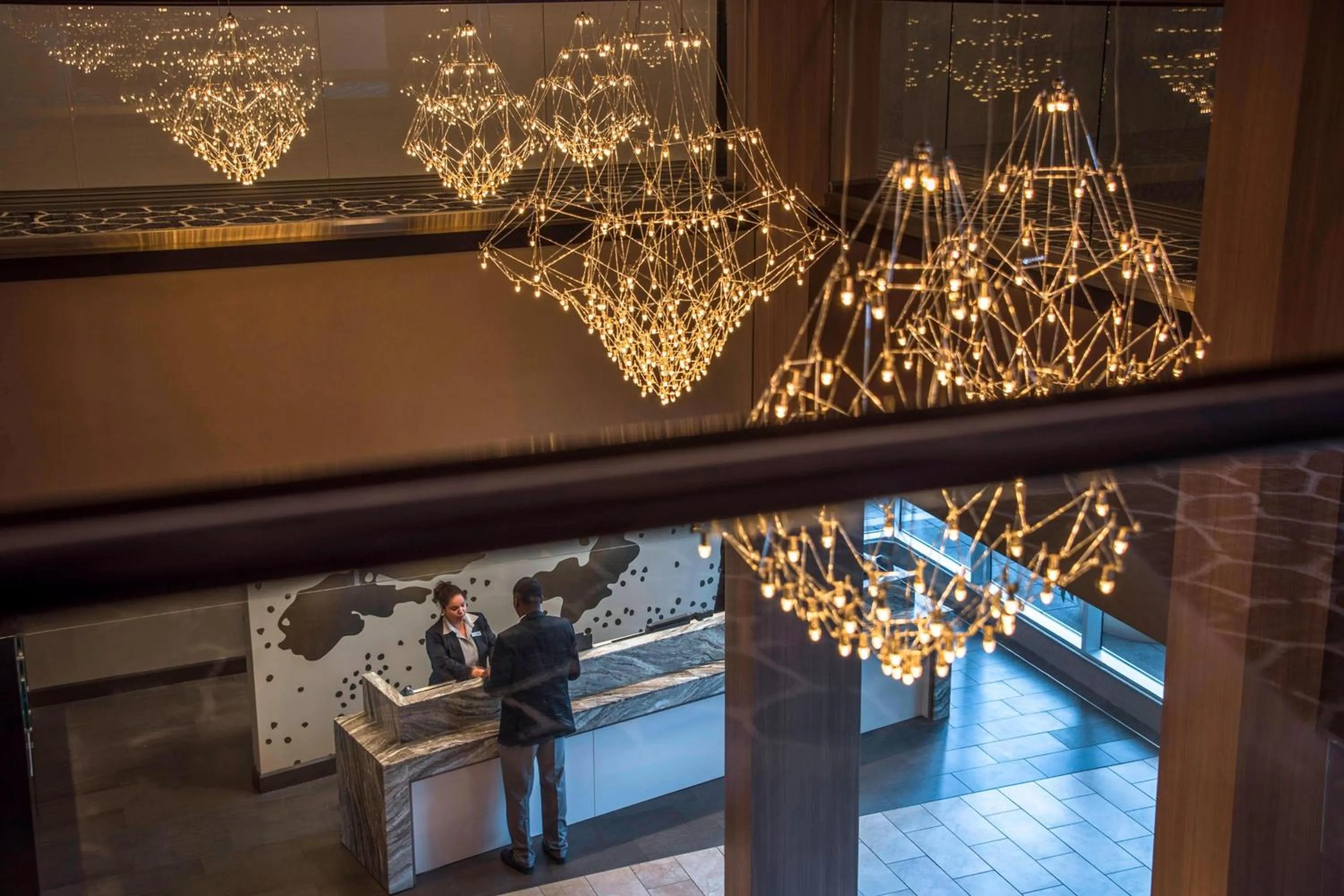 Lobby or reception in Courtyard by Marriott Bethesda Chevy Chase