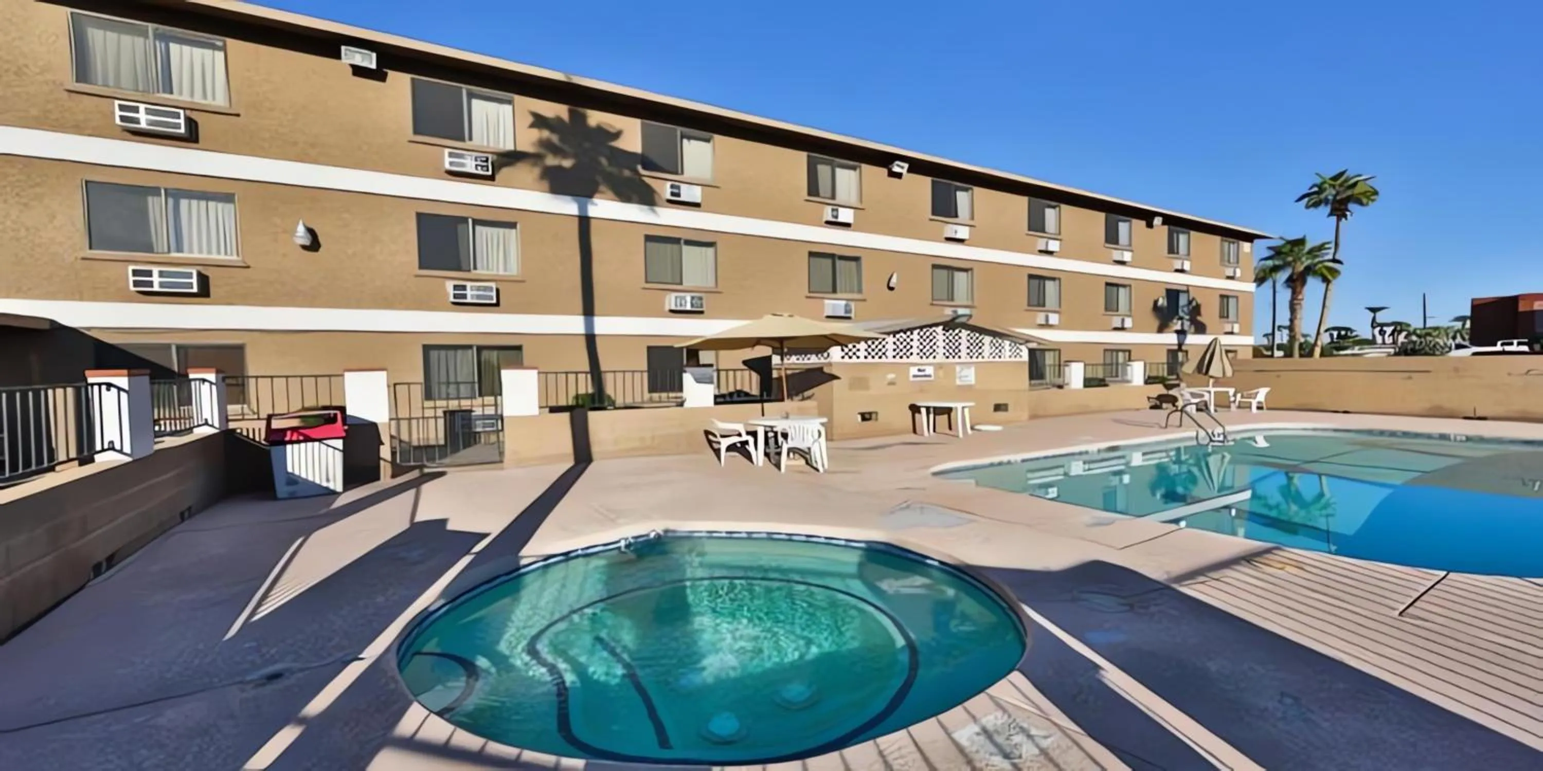 Swimming pool in Super 8 by Wyndham Lake Havasu City