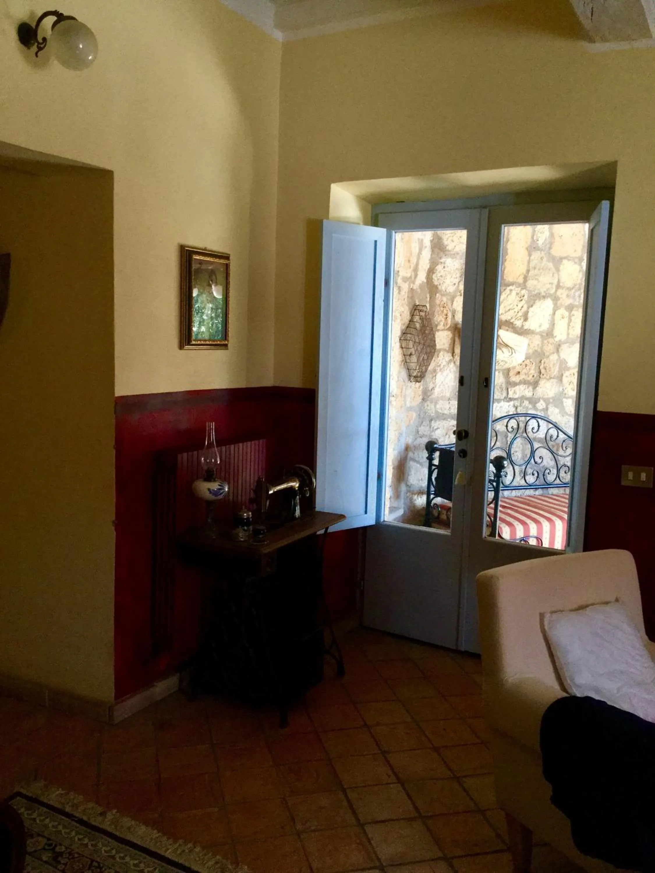 Communal lounge/ TV room in L'antico Molino