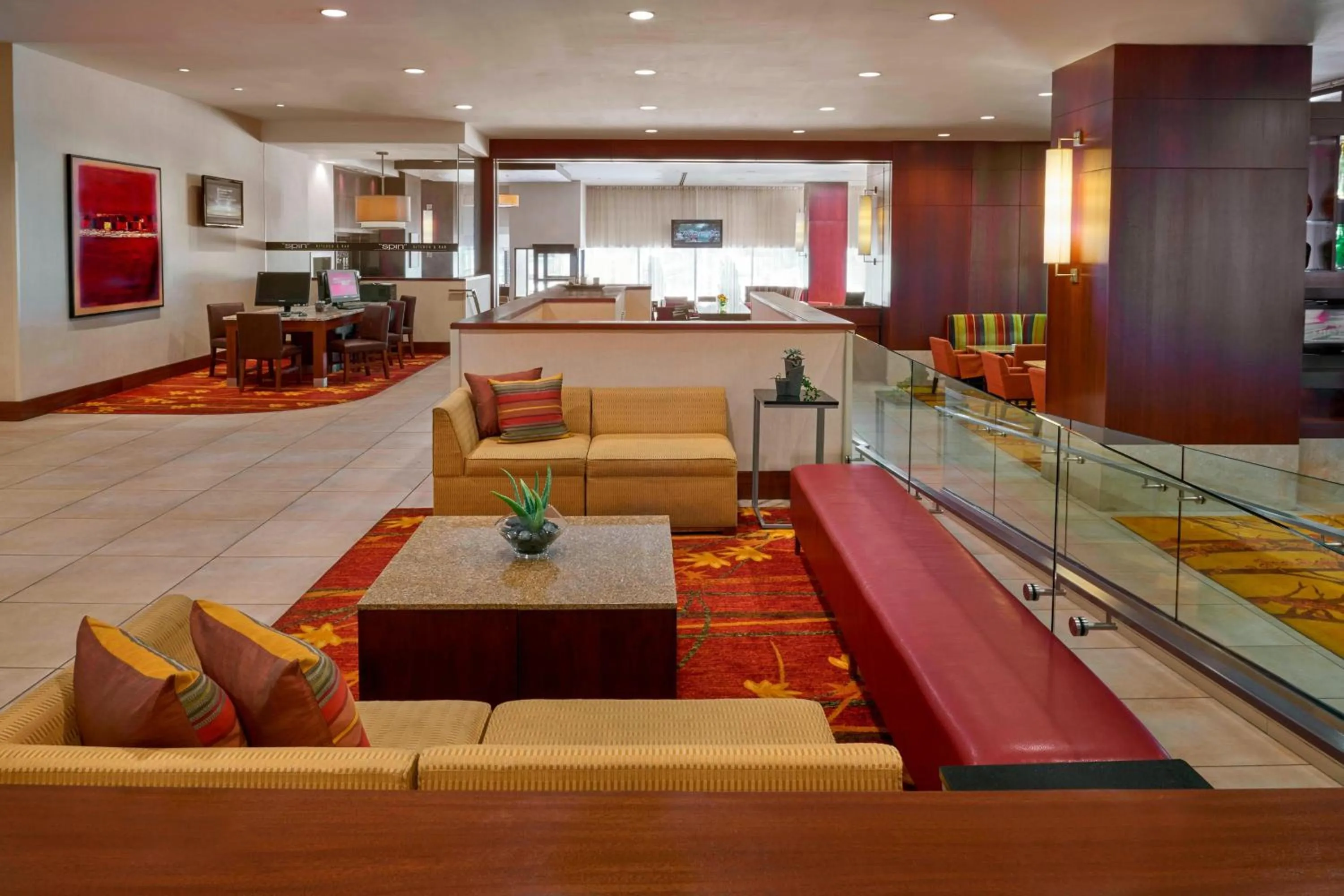 Lobby or reception in Ottawa Marriott Hotel