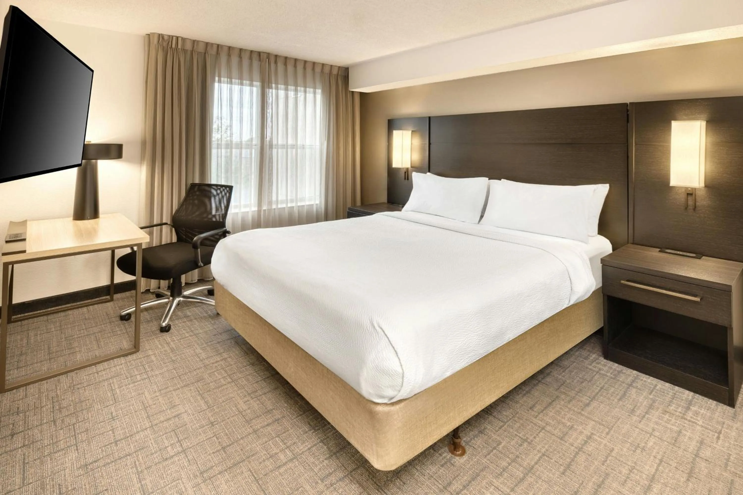 Bedroom, Bed in Residence Inn by Marriott Whitby