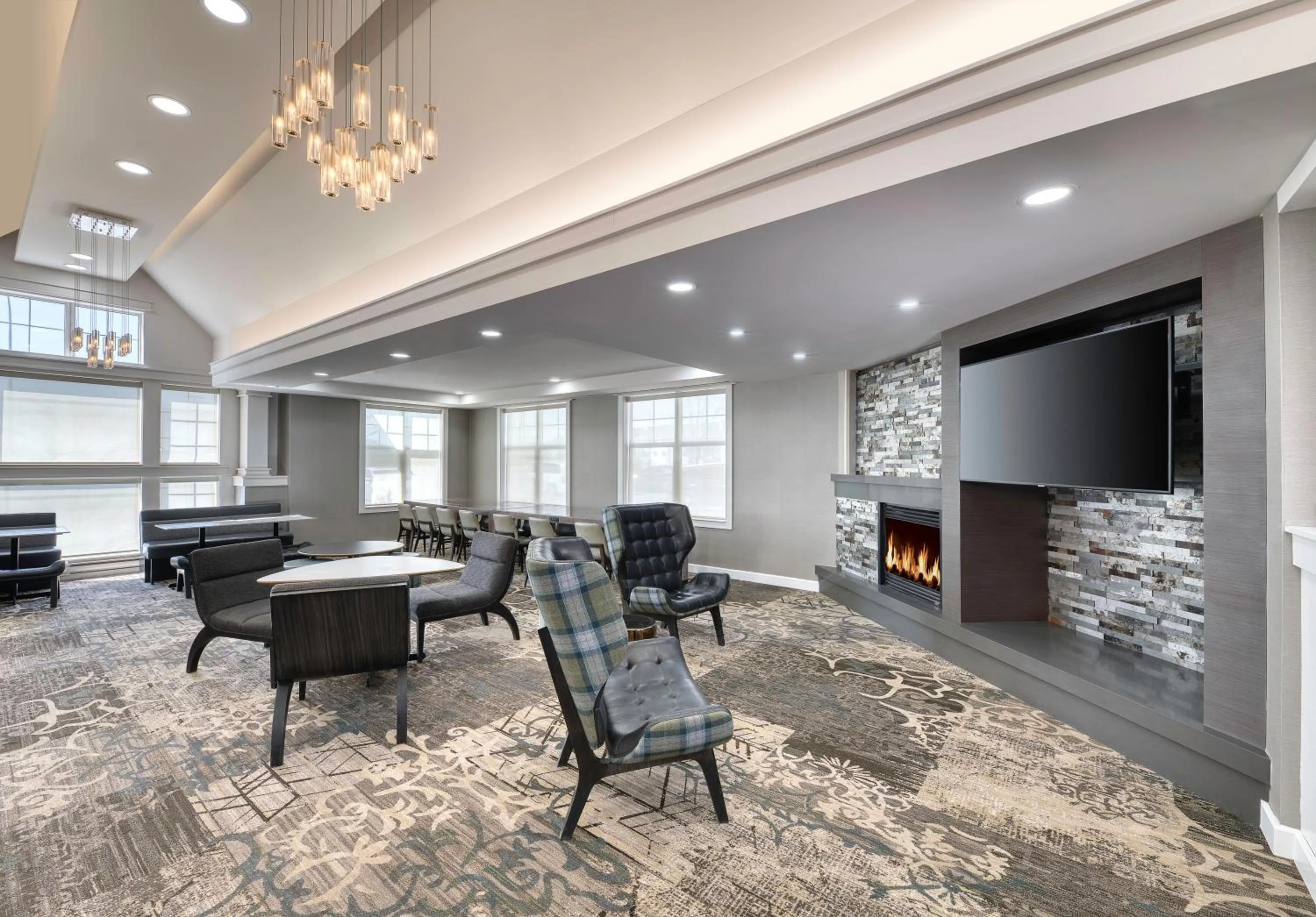 Communal lounge/ TV room in Residence Inn by Marriott Whitby