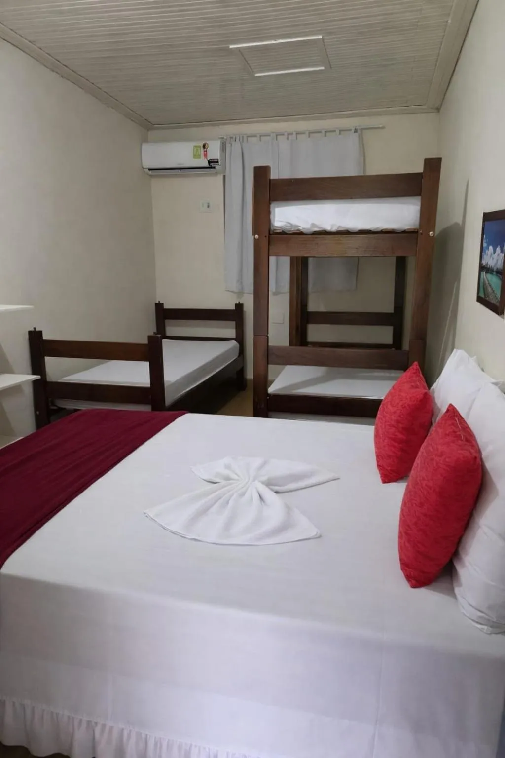 Bed in Pousada Dois Rios