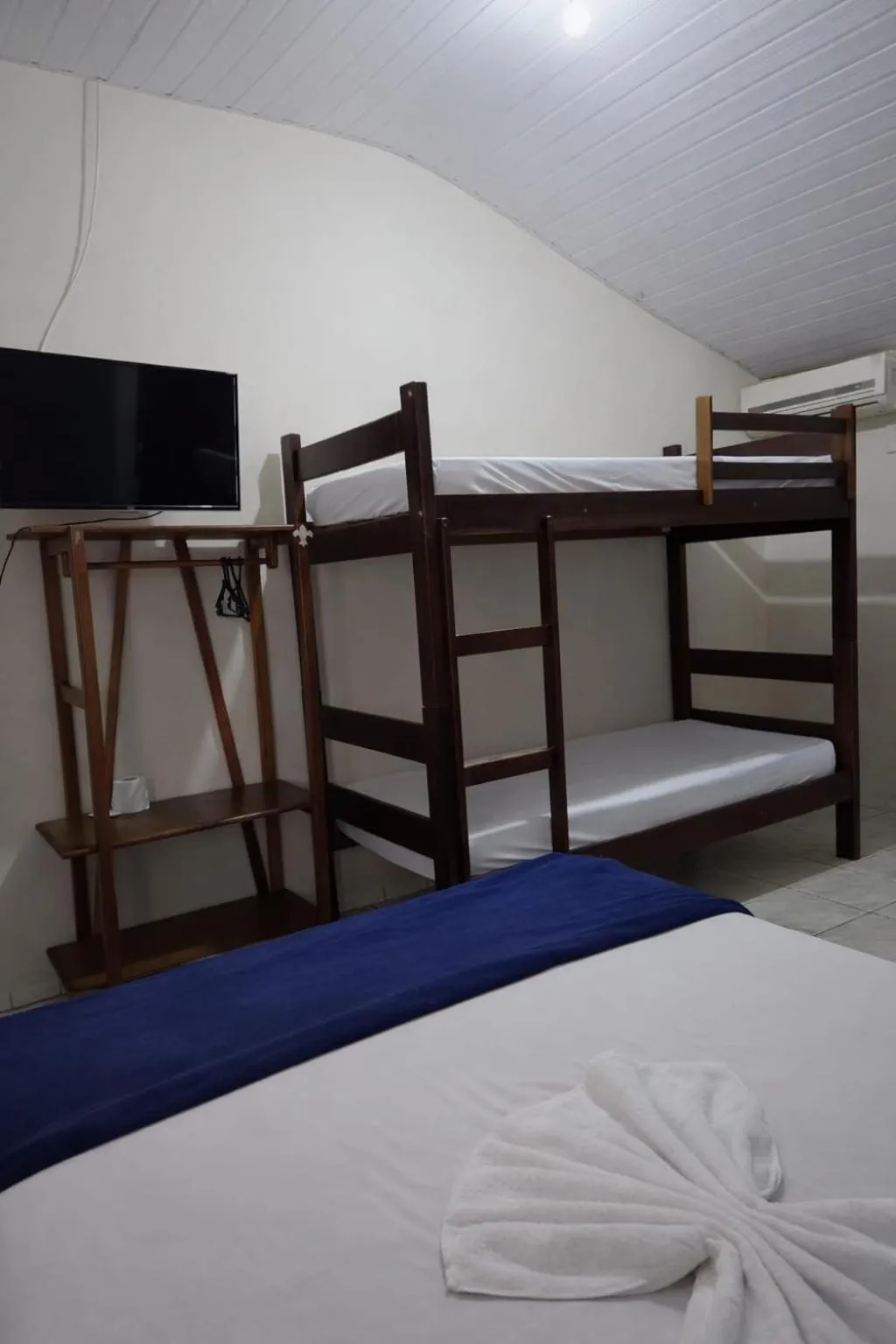 Bed in Pousada Dois Rios