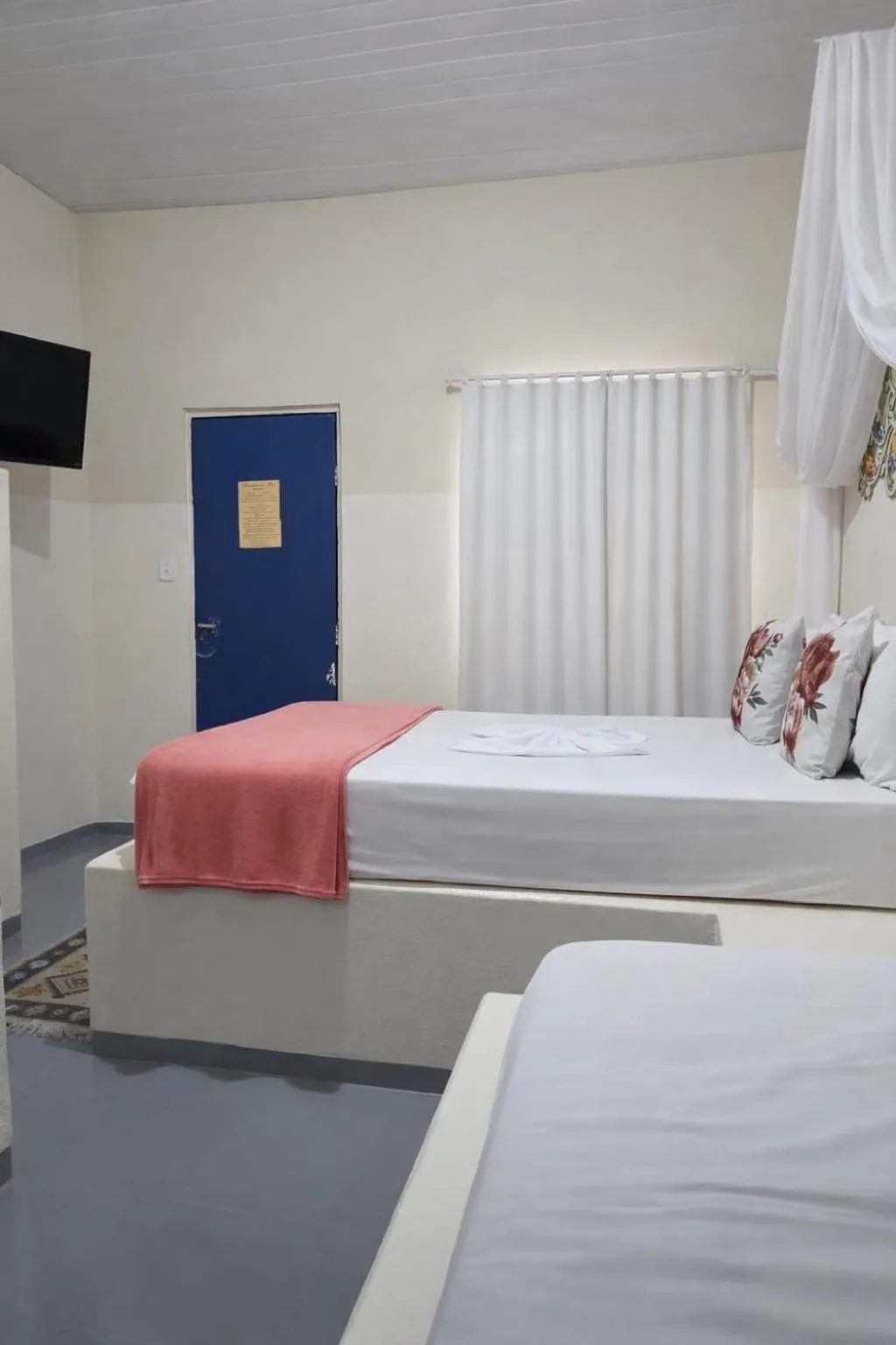 Bed in Pousada Dois Rios