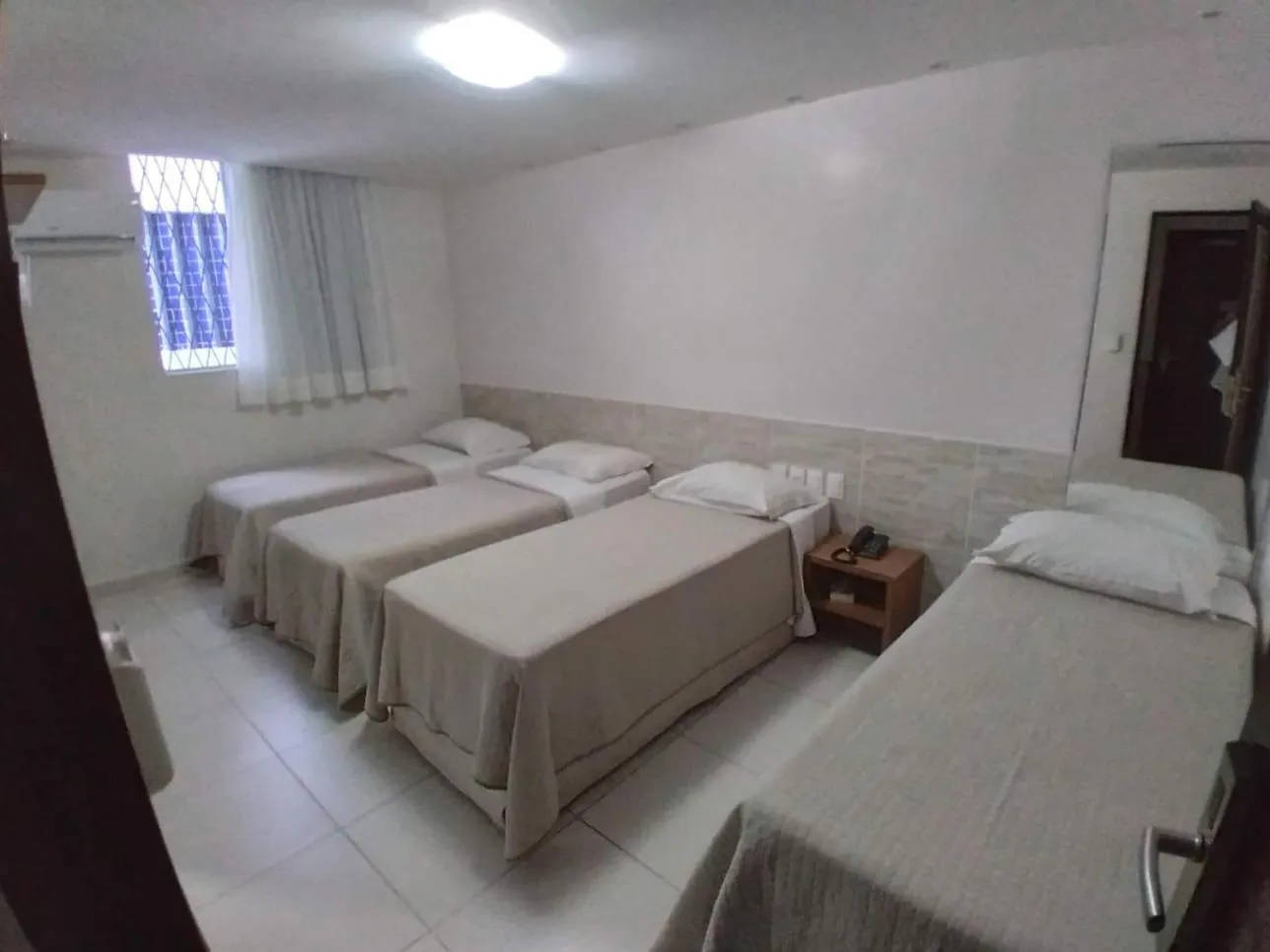 Bed in Hotel Pousada Costa do Atlântico