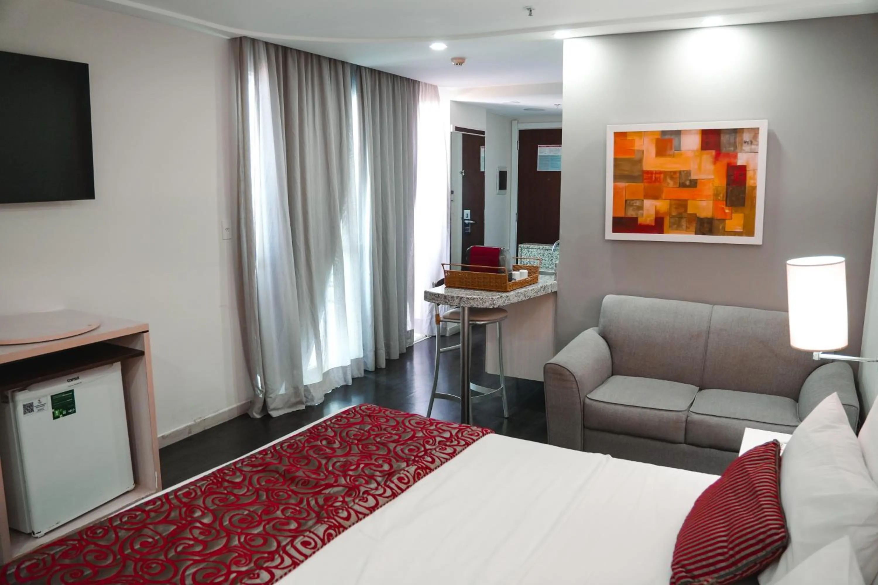 Bedroom, Bed in Comfort Suites Macaé