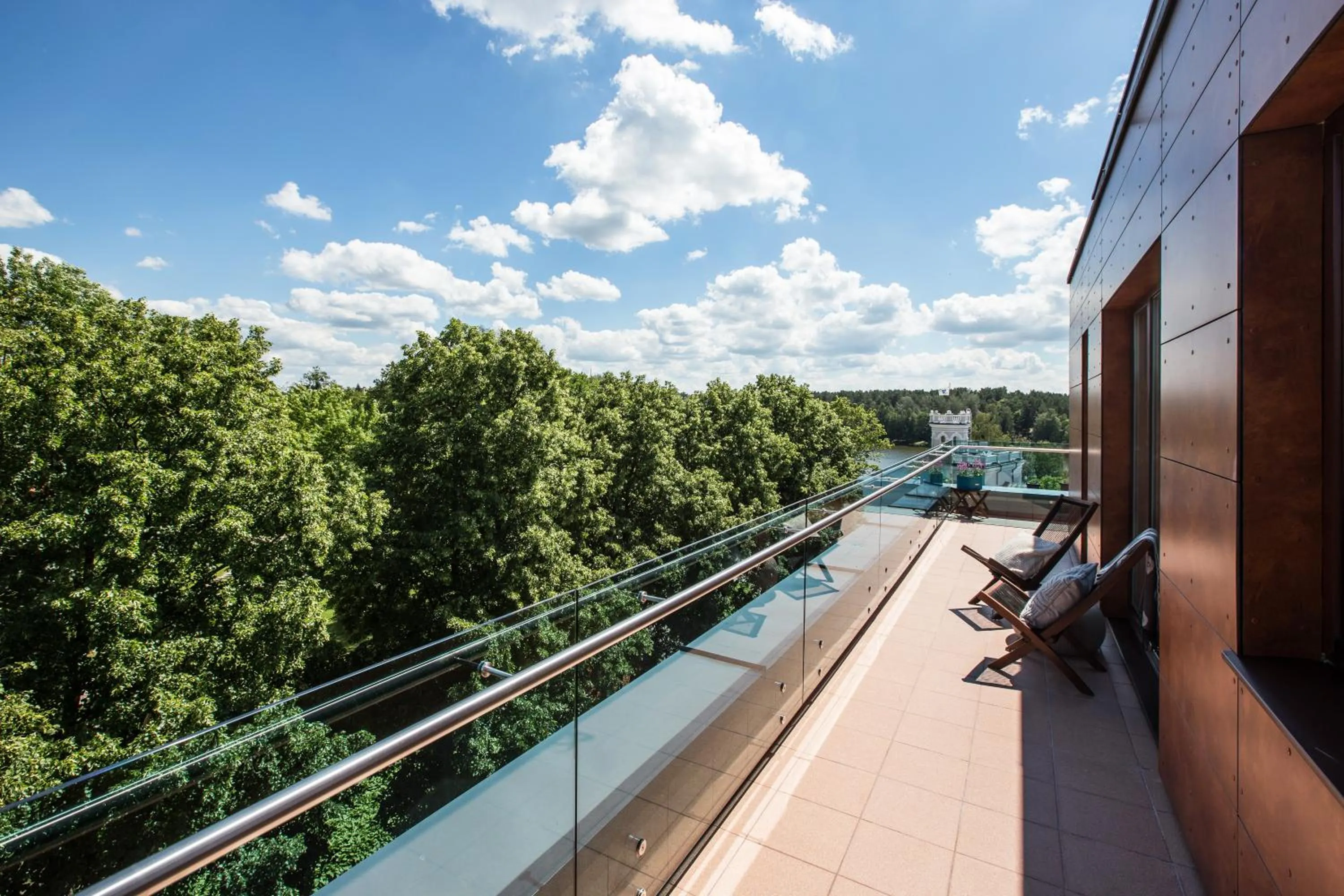 Balcony/Terrace in Viešbutis Simpatija