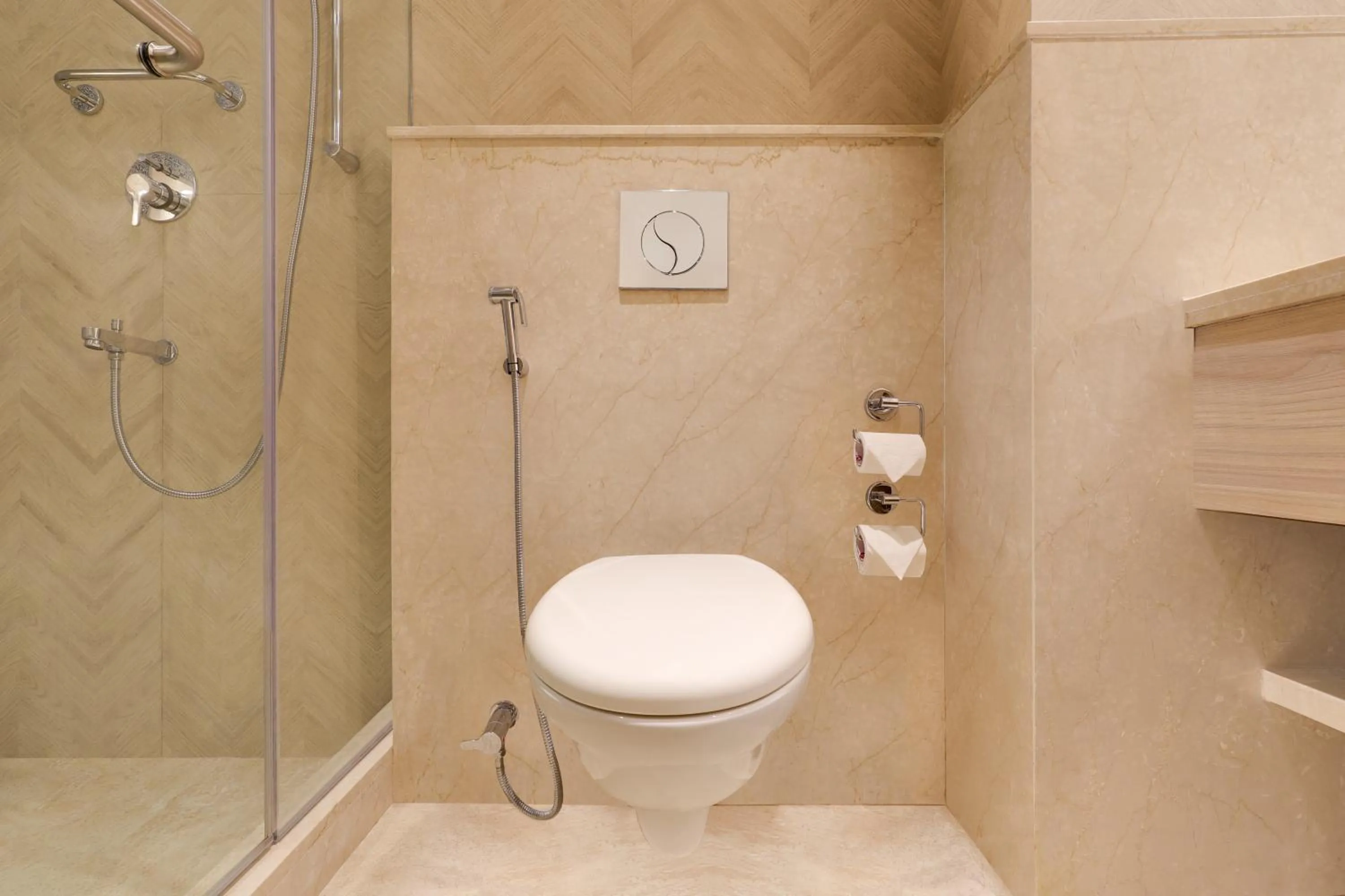 Bathroom in Lemon Tree Amarante Beach Resort, Goa