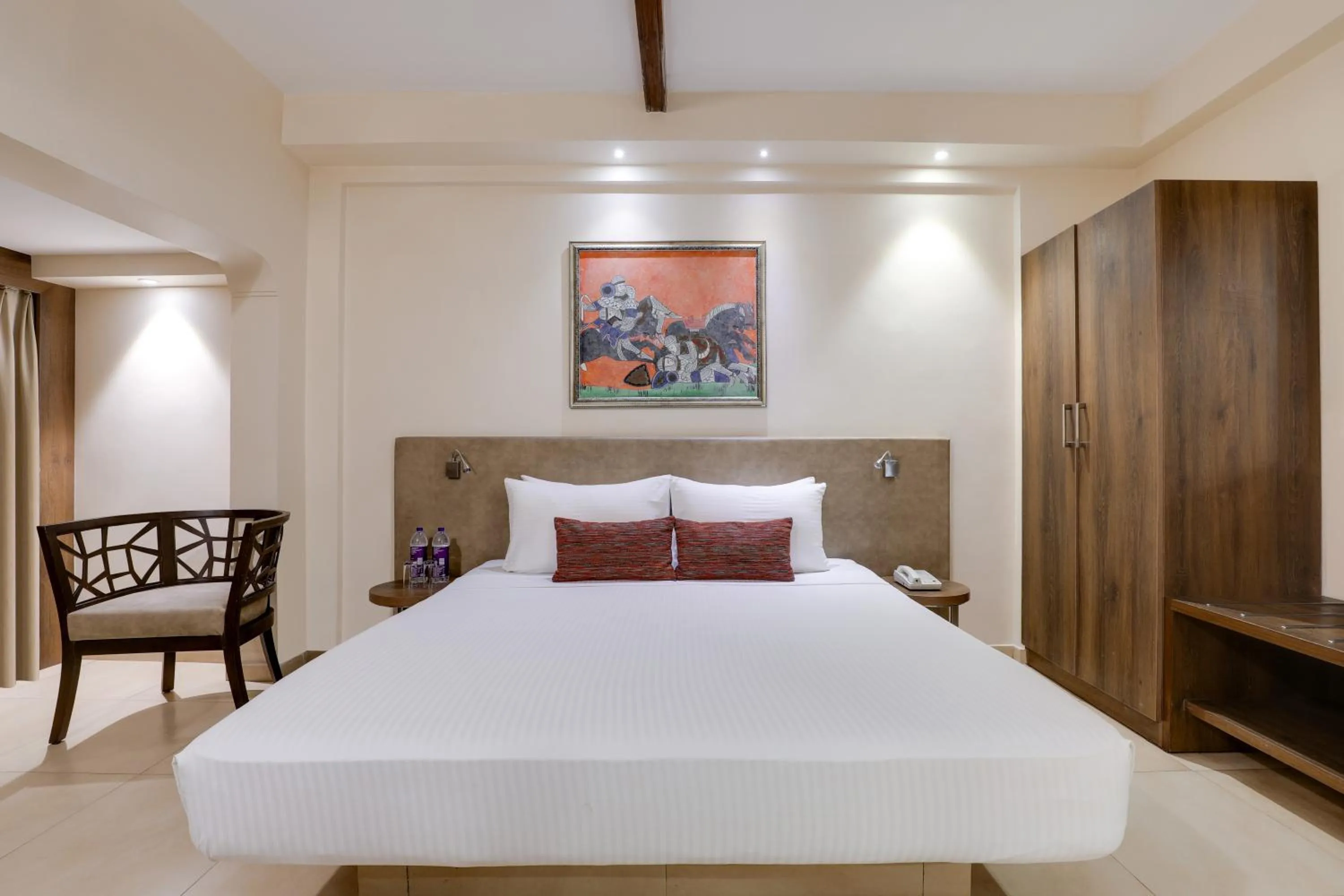 Bedroom, Bed in Lemon Tree Amarante Beach Resort, Goa