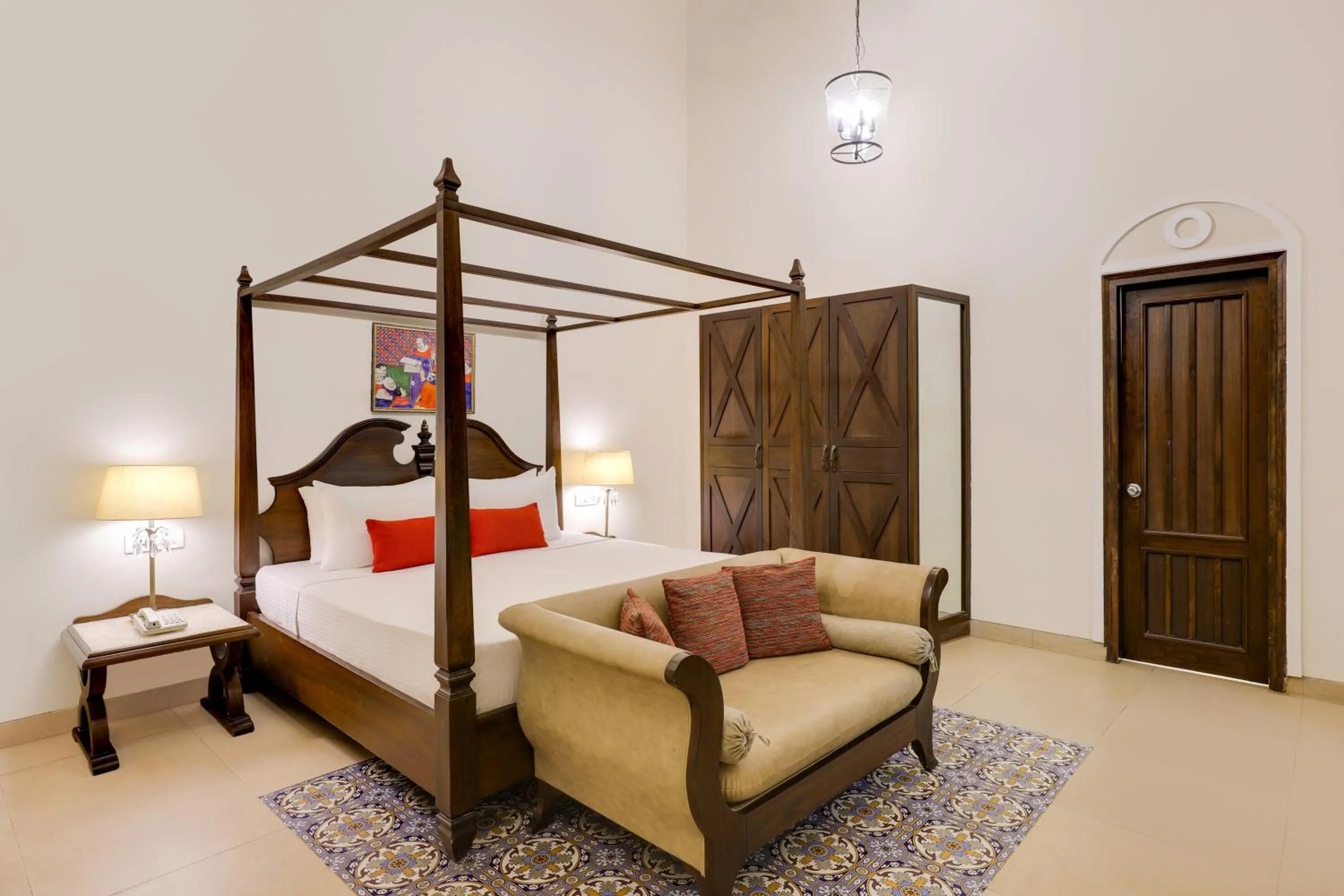 Bed in Lemon Tree Amarante Beach Resort, Goa