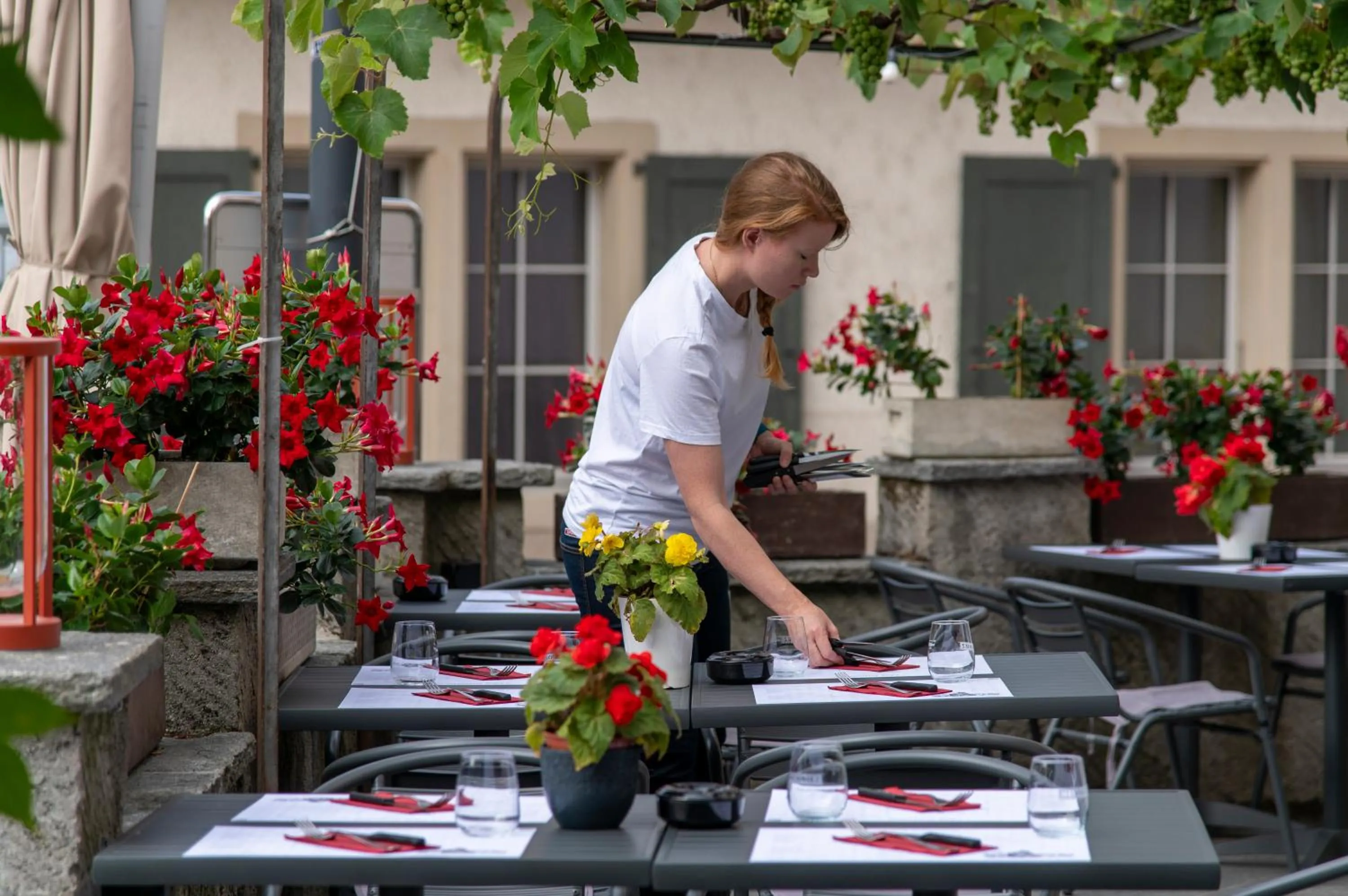 Patio in Hotel de la Place