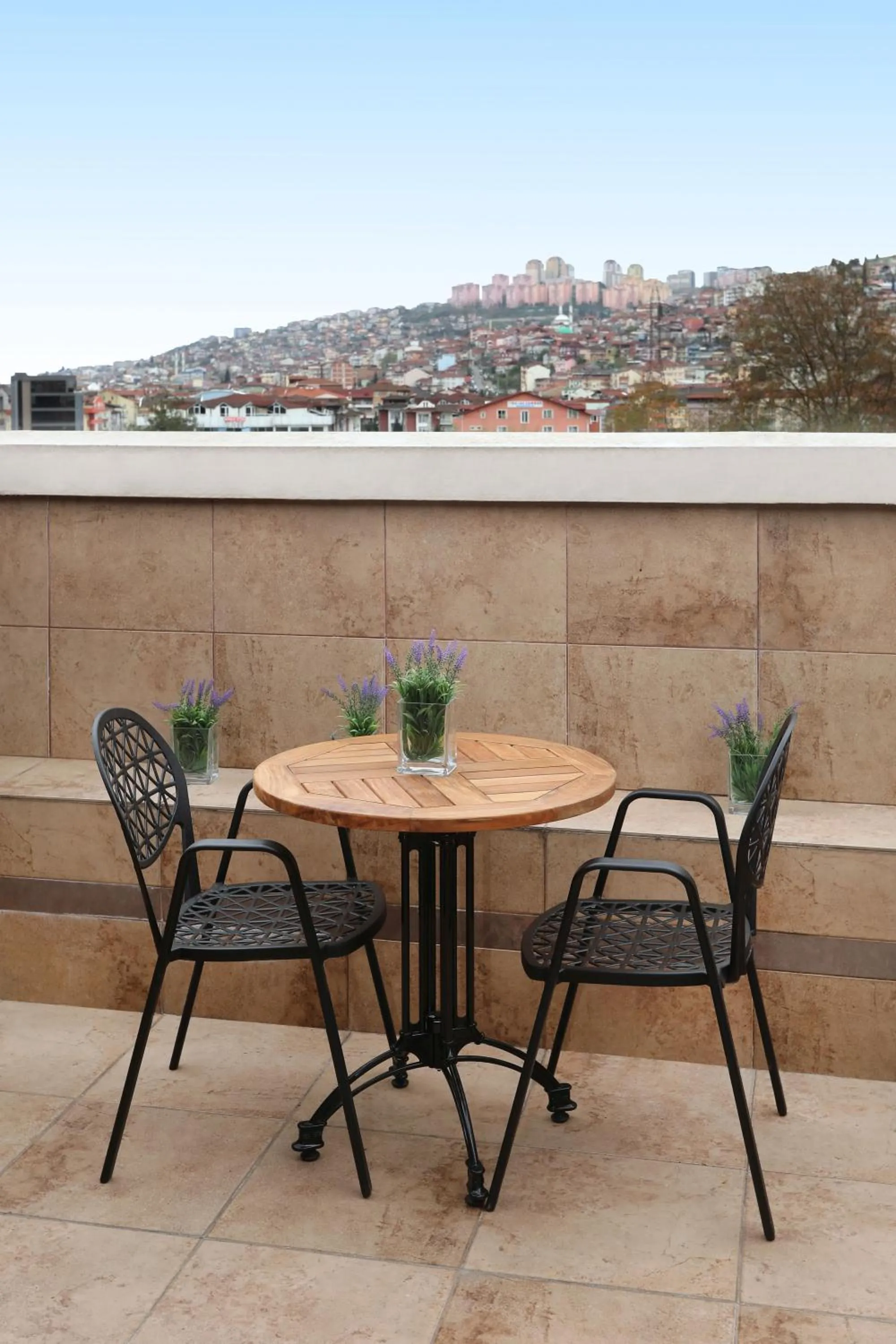 Balcony/Terrace in New Balturk Hotel Izmit