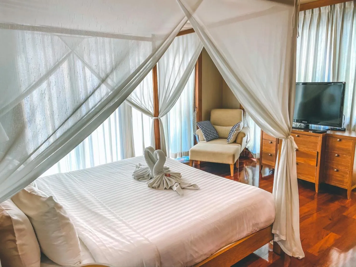 Bedroom, Bed in Royal Sammuk Villa