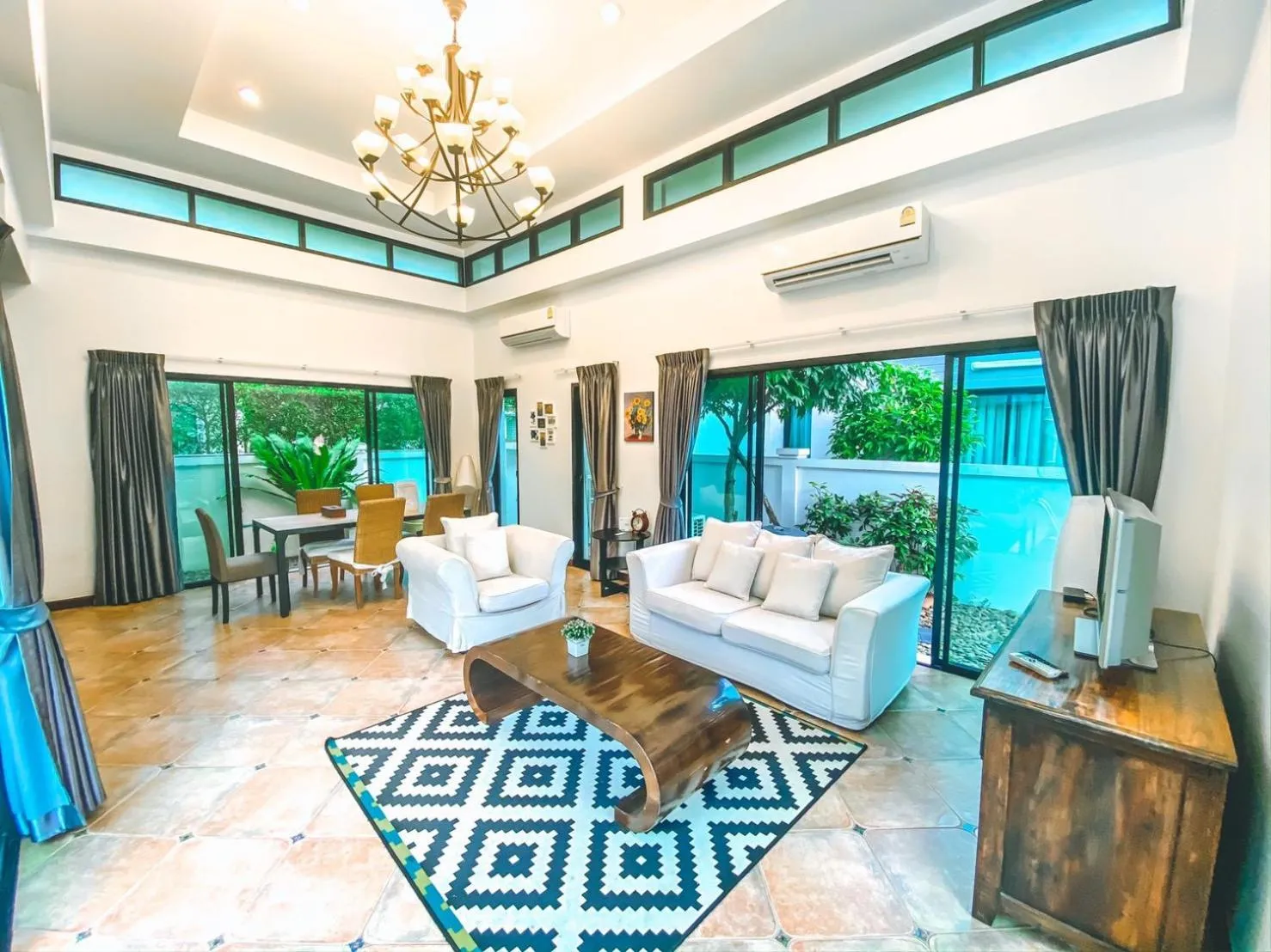 Living room in Royal Sammuk Villa