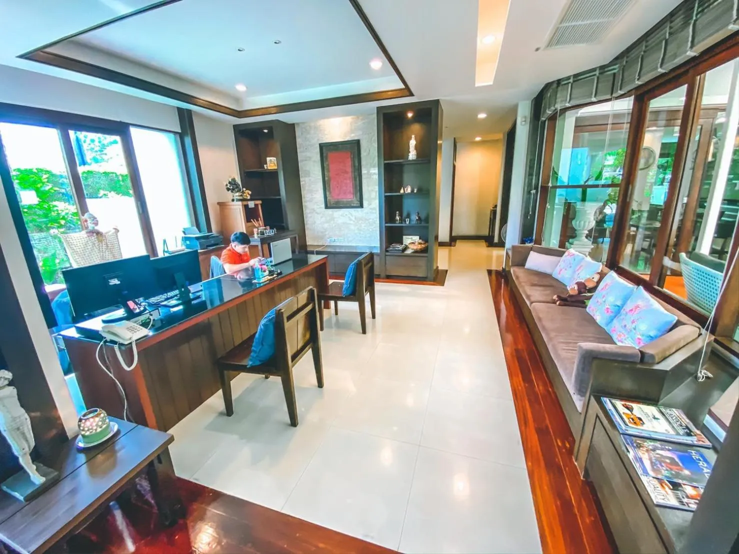 Lobby or reception in Royal Sammuk Villa