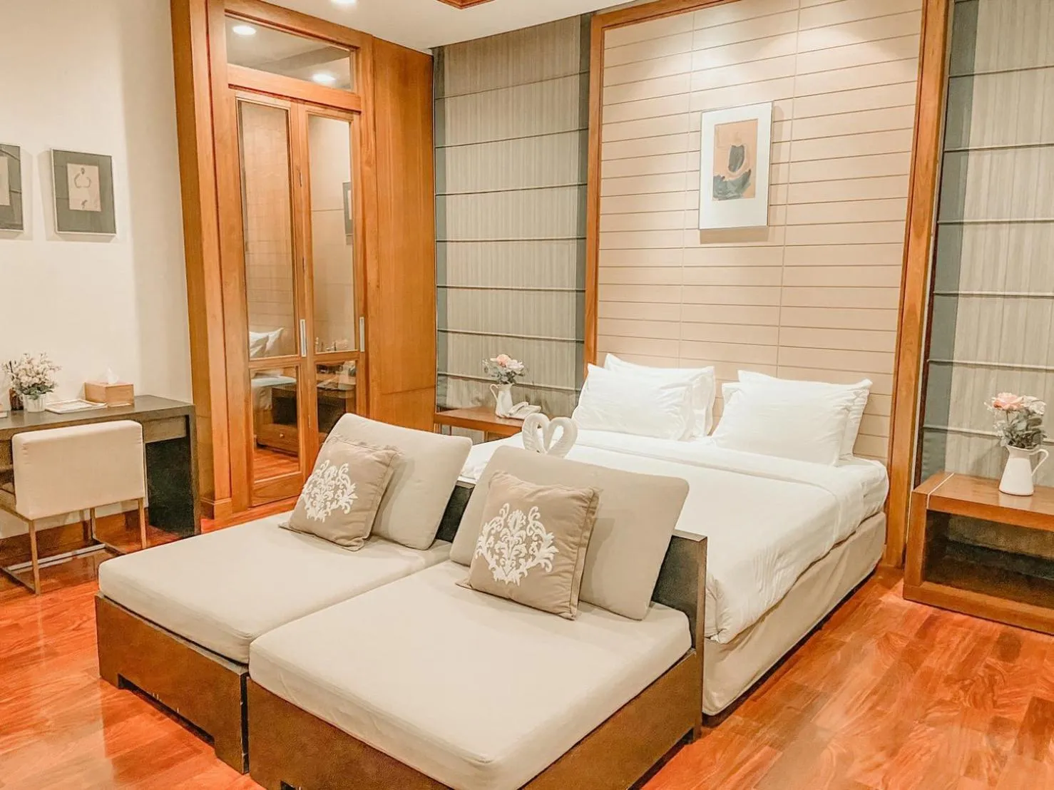 Bed in Royal Sammuk Villa