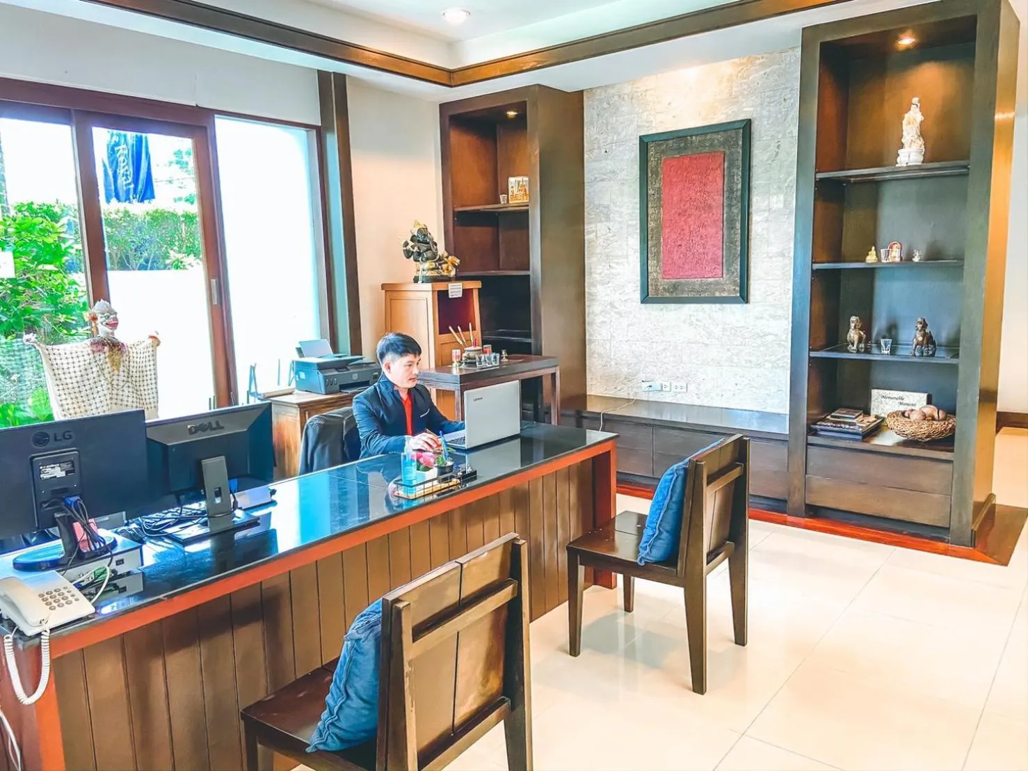 Lobby or reception in Royal Sammuk Villa